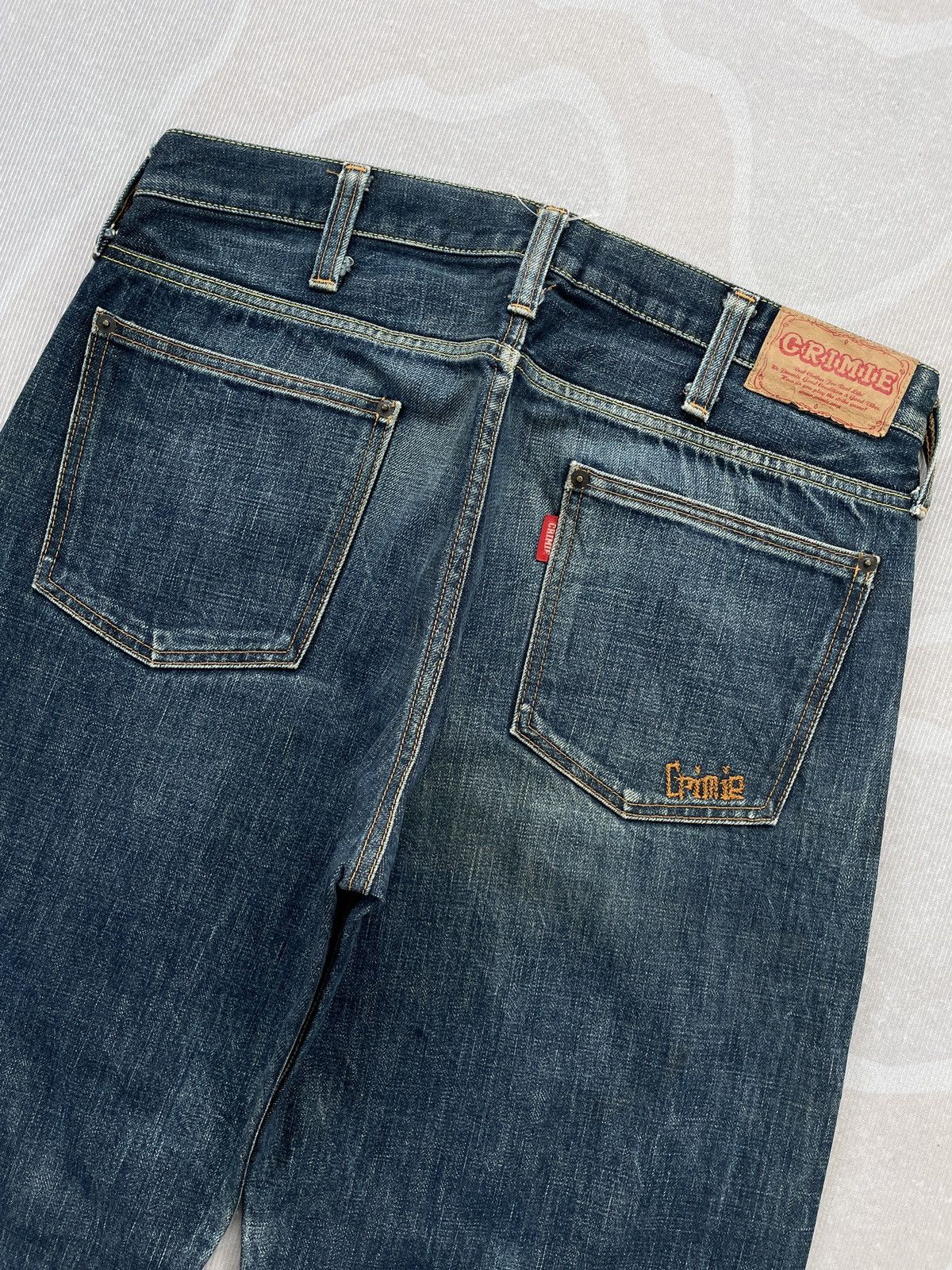 Designer × Japanese Brand × Salvage Crimie Red Selvedge Jeans (P63) Size US 33 - 10 Thumbnail
