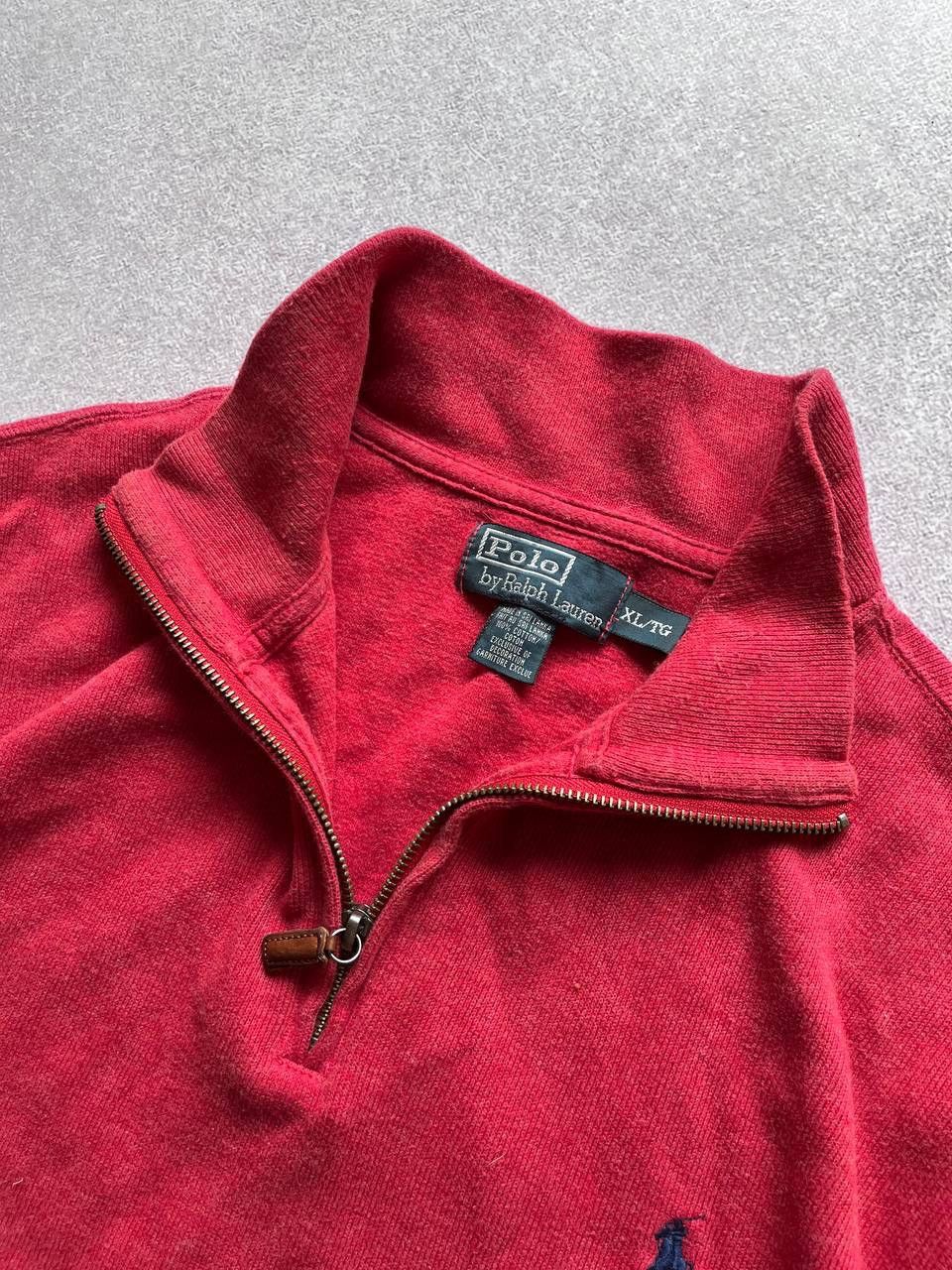 Polo Ralph Lauren × Vintage Vintage Polo Ralph Lauren Quarter Zip Sweater Y2K XL Size US XL / EU 56 / 4 - 5 Thumbnail