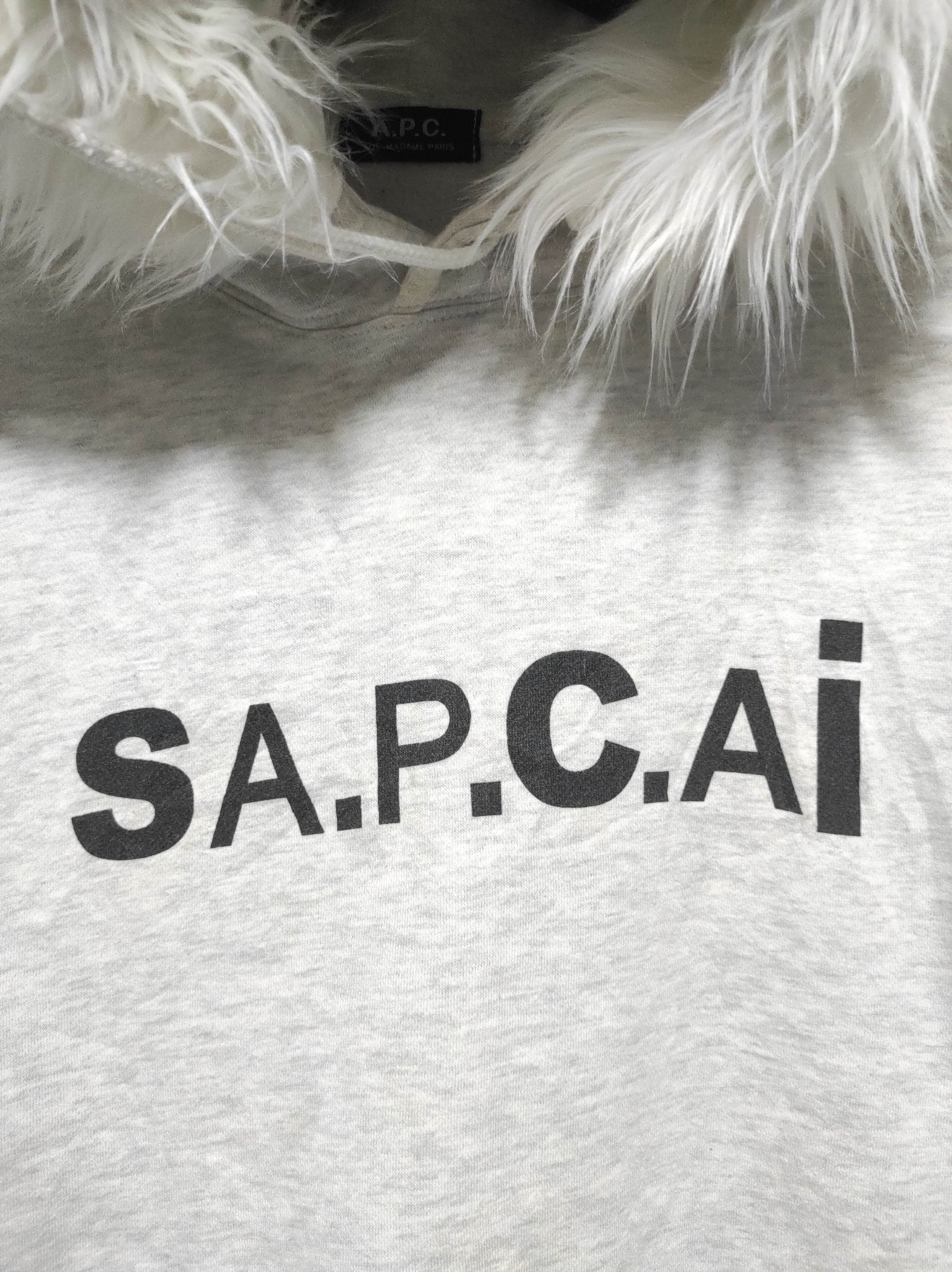 A.P.C. × Sacai APC x Sacai Fur Hoodie LGB IfSixWasNine style Size US L / EU 52-54 / 3 - 4 Thumbnail