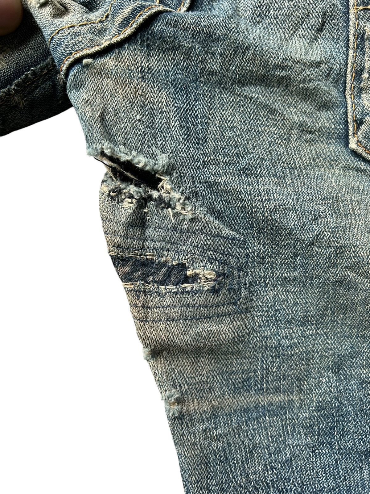 True Religion True Religion Flare Distressed Denim Made in Usa ☠️ Size US 34 / EU 50 - 11 Thumbnail