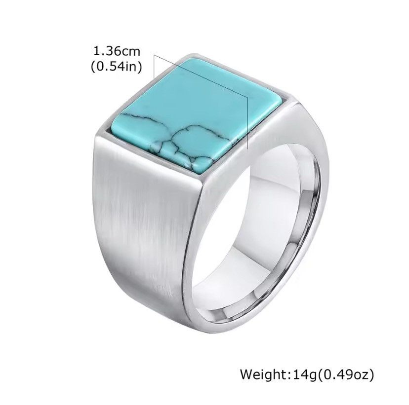 Other 13.6mm Signet Ring Size ONE SIZE - 2 Thumbnail