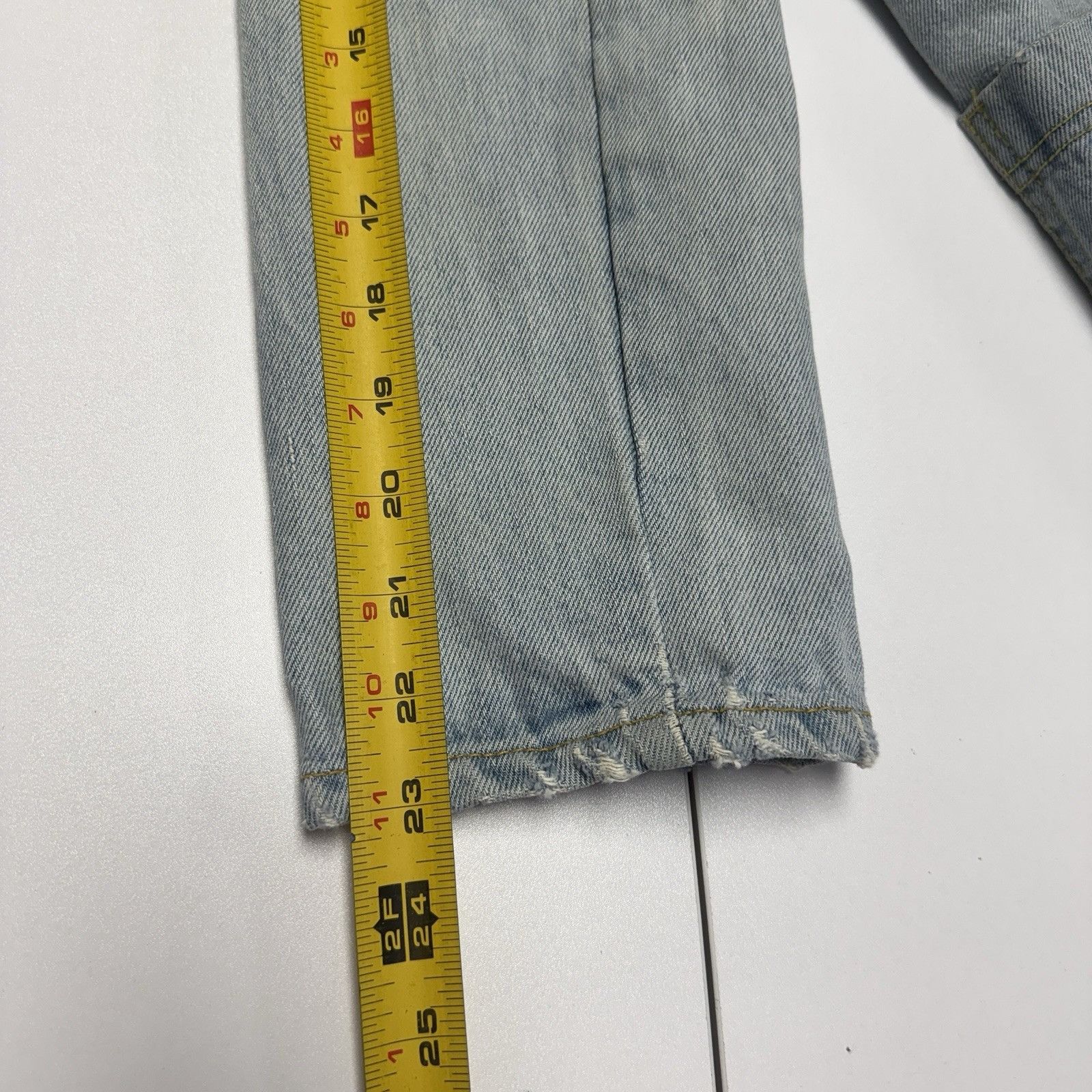 Vintage Vintage 90s Denim Blazer Coat Mens Small One Button Western Size US S / EU 44-46 / 1 - 15 Thumbnail