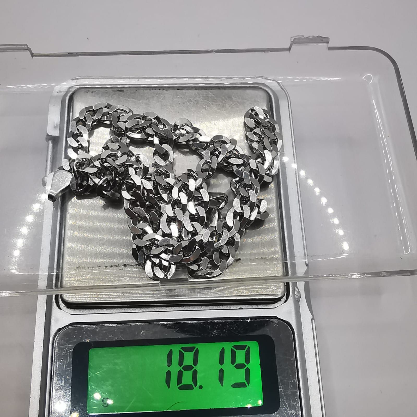 Sterling Silver Vintage Jewelry Chain,925 Sterling Silver,Signed 18,19g Size ONE SIZE - 4 Thumbnail