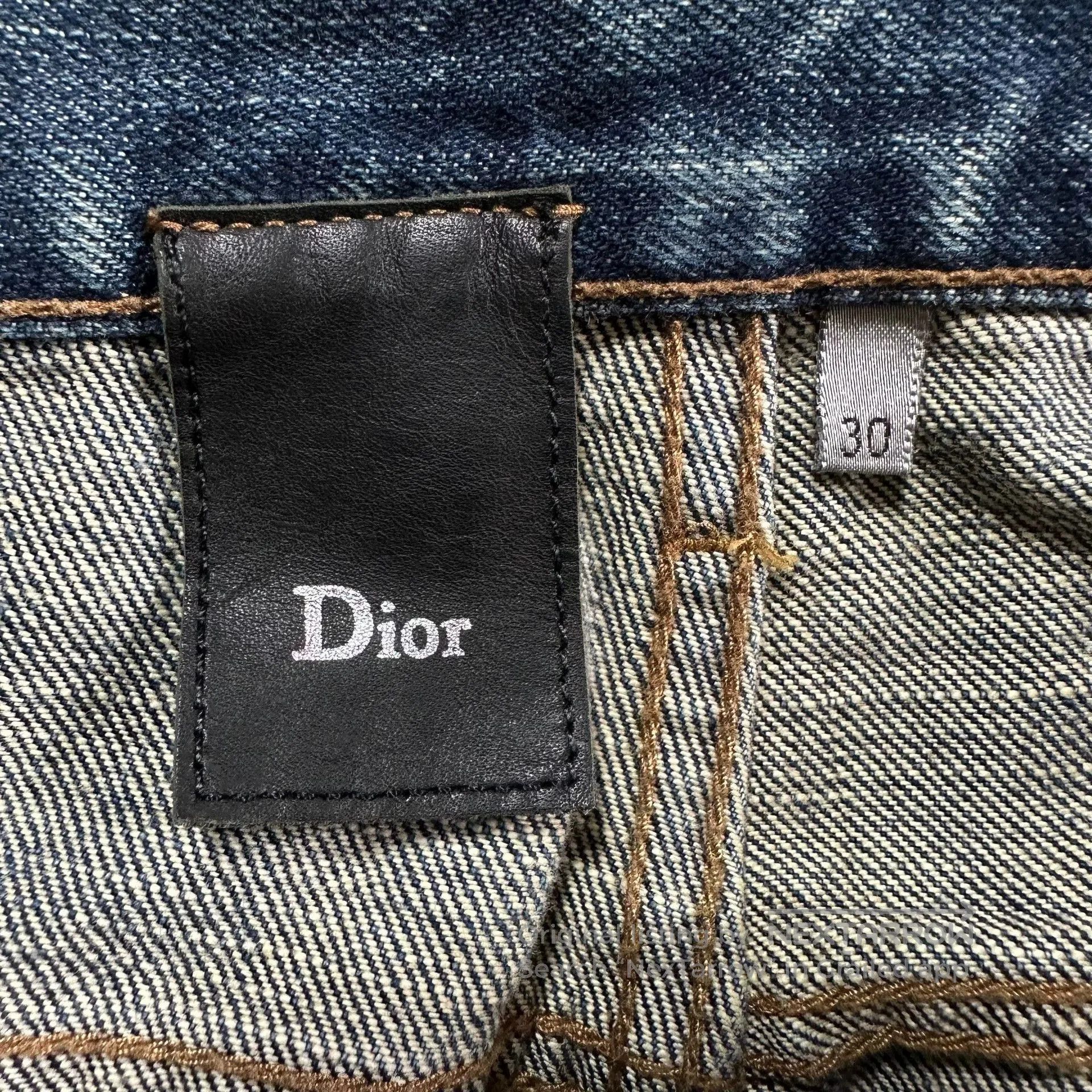 Dior Dior Vintage Washed Distressed Jeans. Size US 30 / EU 46 - 8 Thumbnail