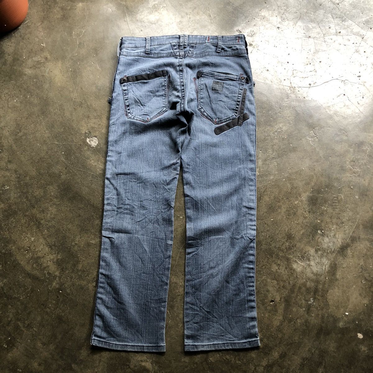 Marithe + Francois Girbaud × Vintage Marithe Francois Girbaud Flare Jeans 🍒 Size US 33 - 10 Thumbnail