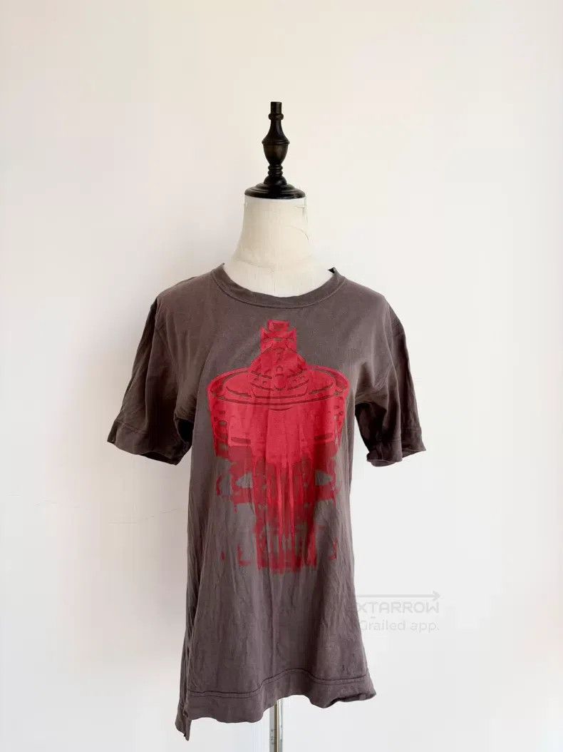 Vivienne Westwood Vivienne Westwood Vintage Grey Brown Shadow Saturn Short S Size S / US 4 / IT 40 - 1 Thumbnail