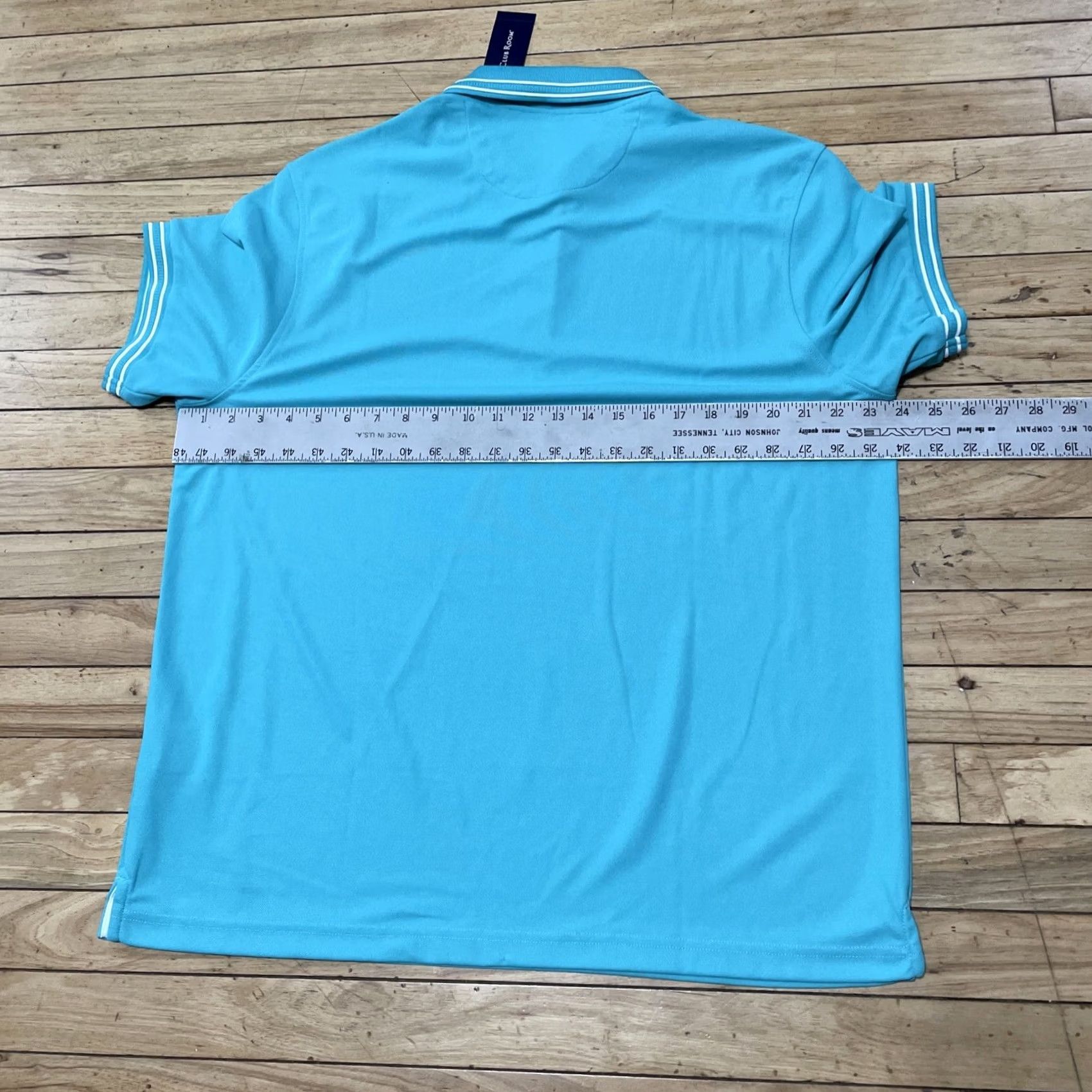 Club Room VINTAGE Club Room Polo Shirt Men XL Teal Green Preppy UPF50 Sun Protection New 0 46 Size US XL / EU 56 / 4 - 7 Thumbnail