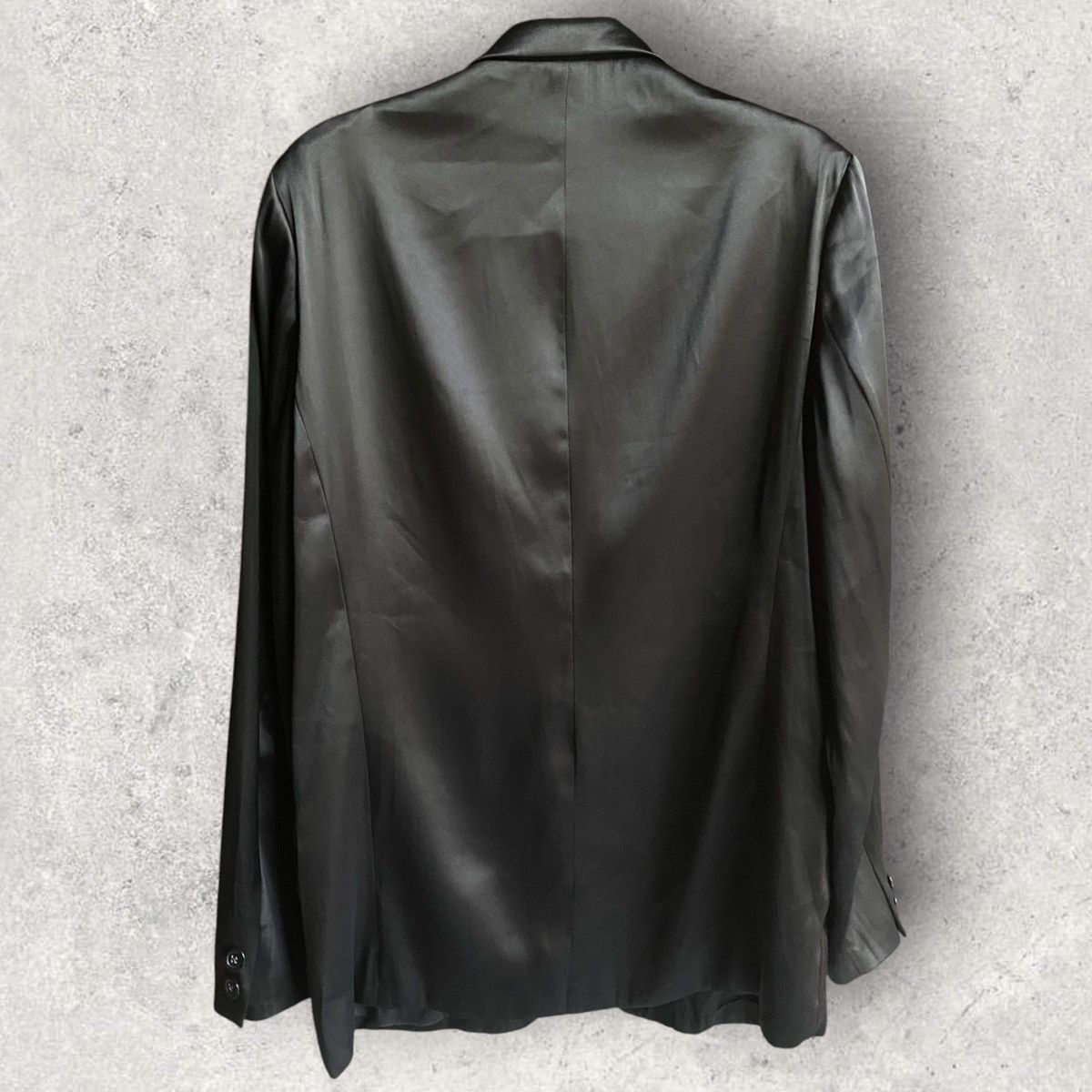 Yohji Yamamoto AW98 Black Shiny Blazer “Dolls Movie” Size US M / EU 48-50 / 2 - 5 Thumbnail