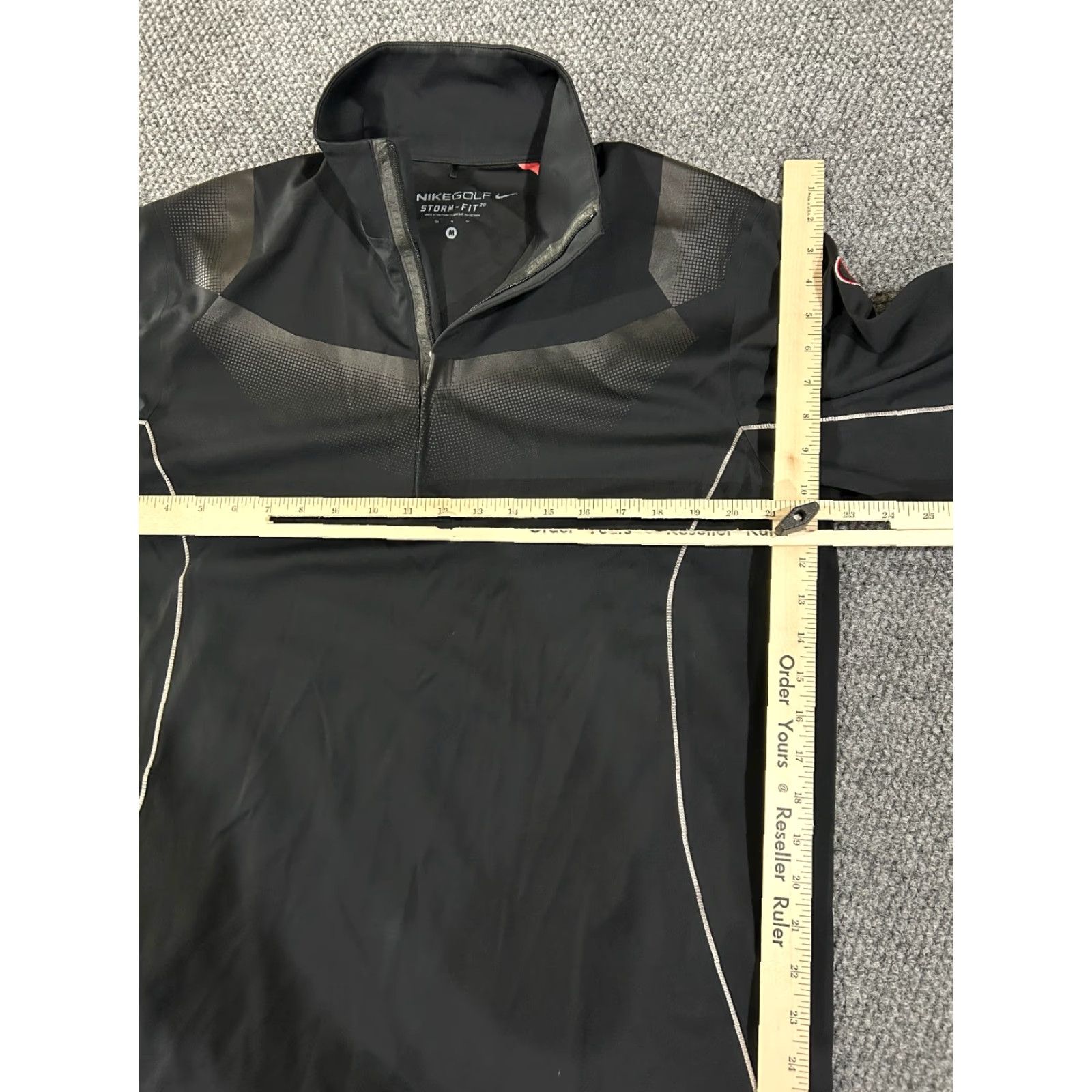 Nike Nike Golf Jacket Mens M Black Windbreaker Pullover Half Zip Storm Fit Geor gia Wind Size US M / EU 48-50 / 2 - 3 Thumbnail