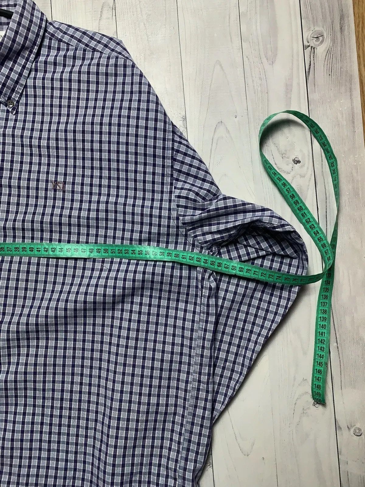 Yves Saint Laurent Vintage Yves Saint Laurent plaid shirt rare Size US XXL / EU 58 / 5 - 7 Thumbnail
