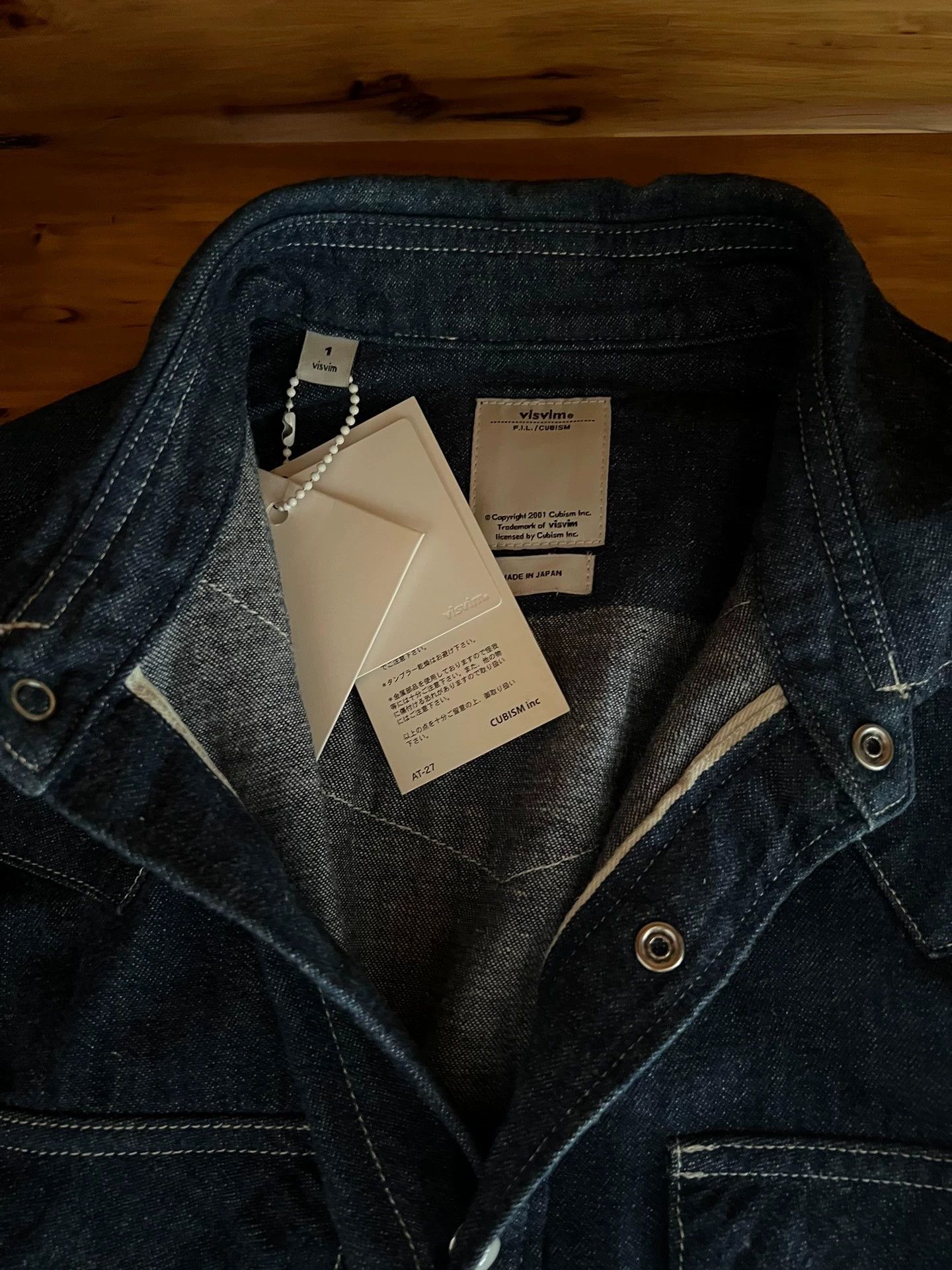 Visvim visvim 15aw Indian Drop Denim Shirt Size 1 Size US S / EU 44-46 / 1 - 8 Thumbnail