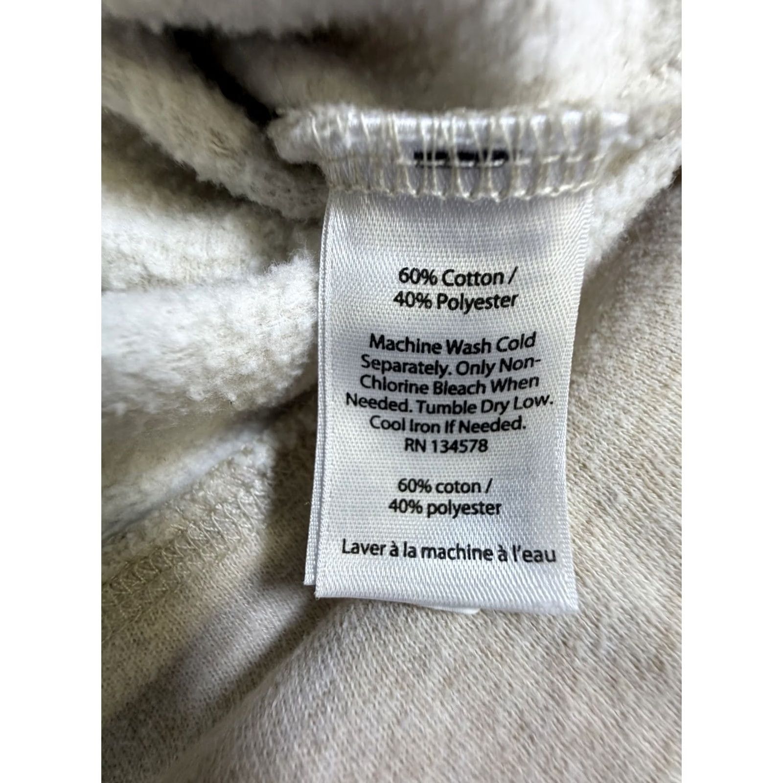 Vineyard Vines Vineyard Vines Shep Shirt Pullover Top Womens M Oatmeal 1/4 Button Pockets Mock Neck Button Logo Sweatshirt Athletic Activewear Long Sleeve Size M / US 6-8 / IT 42-44 - 6 Thumbnail