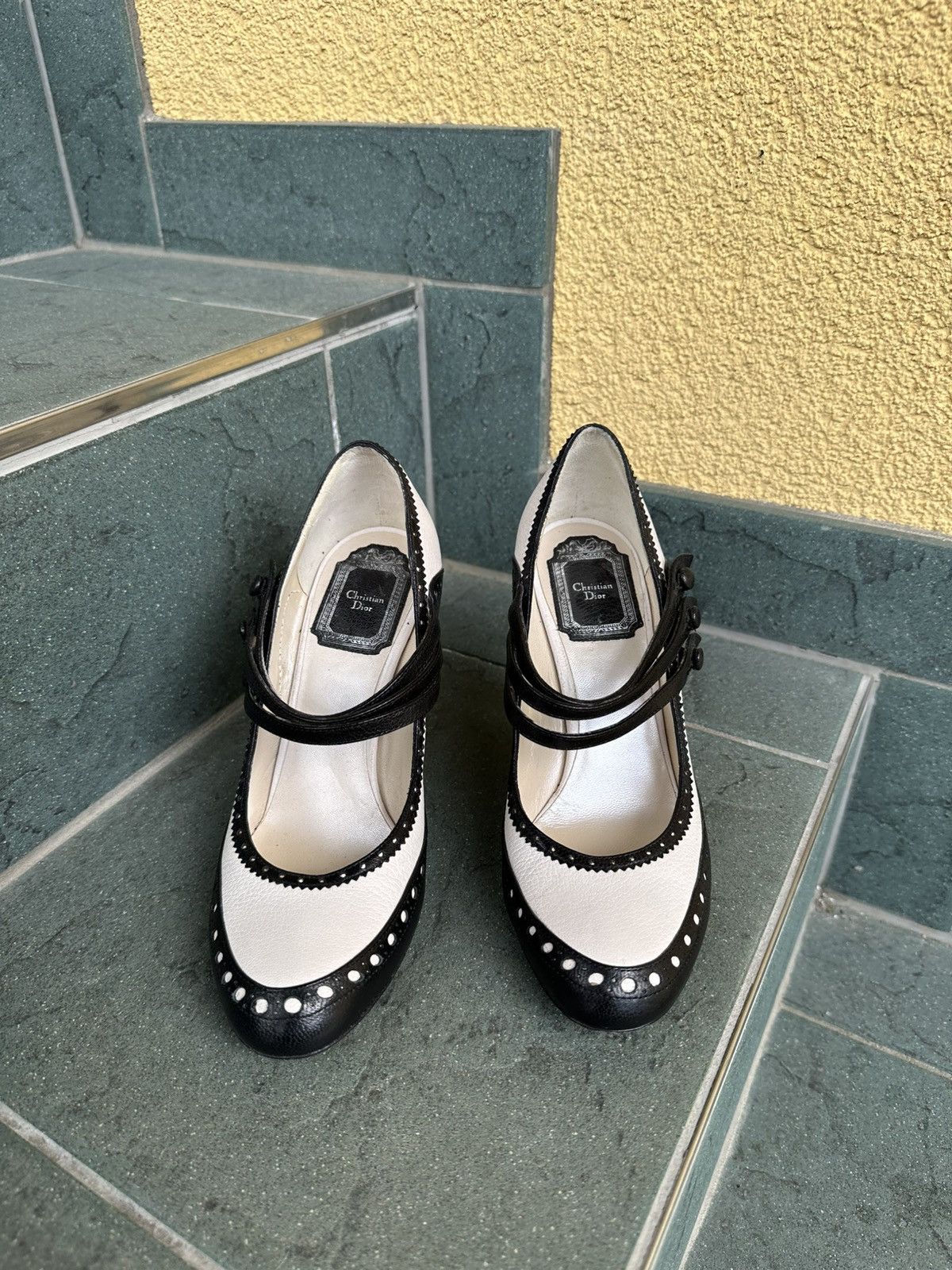 Dior Dior Heels Vintage Rare Retro Luxury Shoes size 36,5 us-6,5 Size US 6.5 / IT 36.5 - 4 Thumbnail