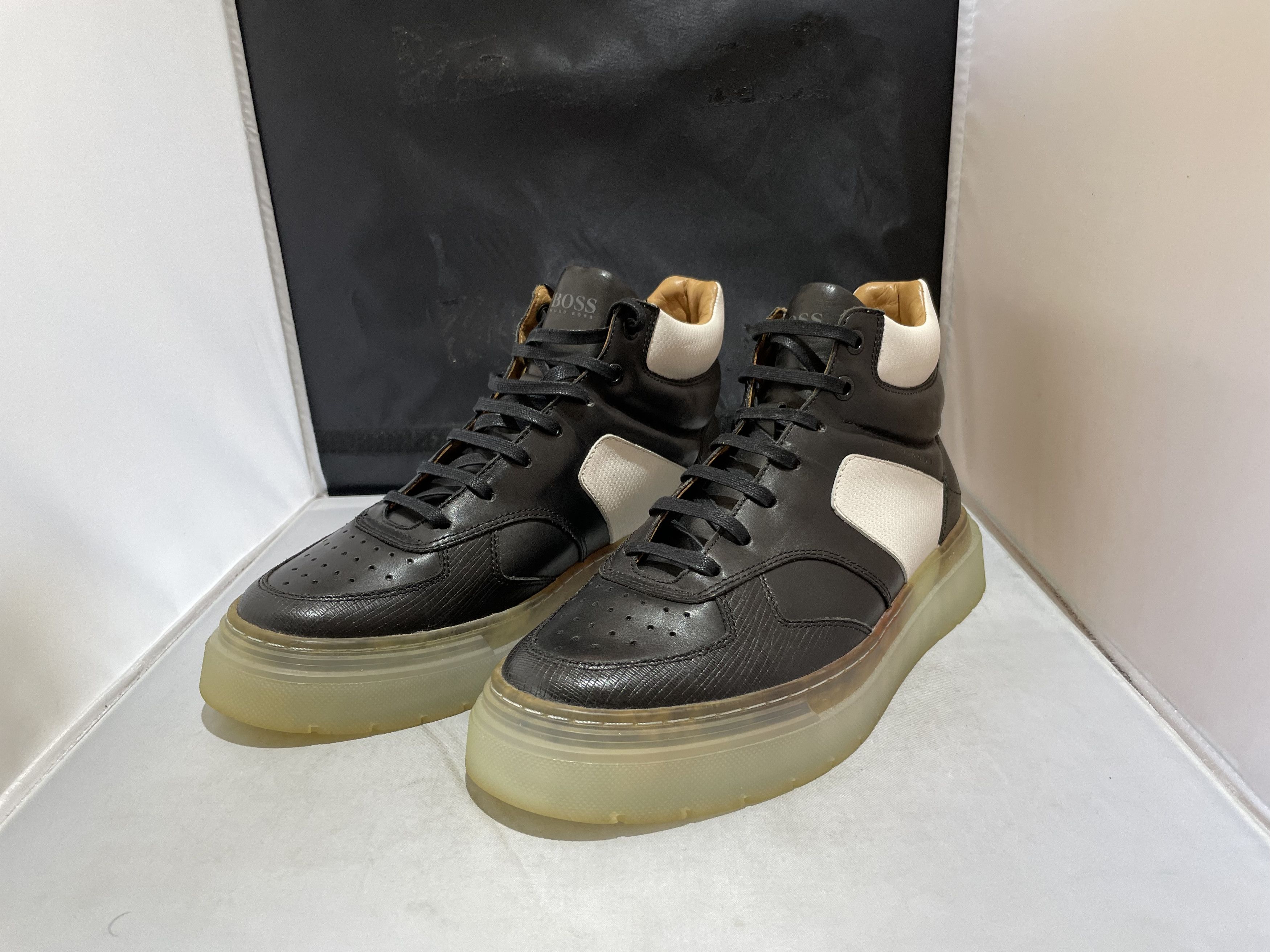 Hugo Boss Hugo Boss 'Black/White' 50397625 Size US 9 / EU 42 - 4 Thumbnail