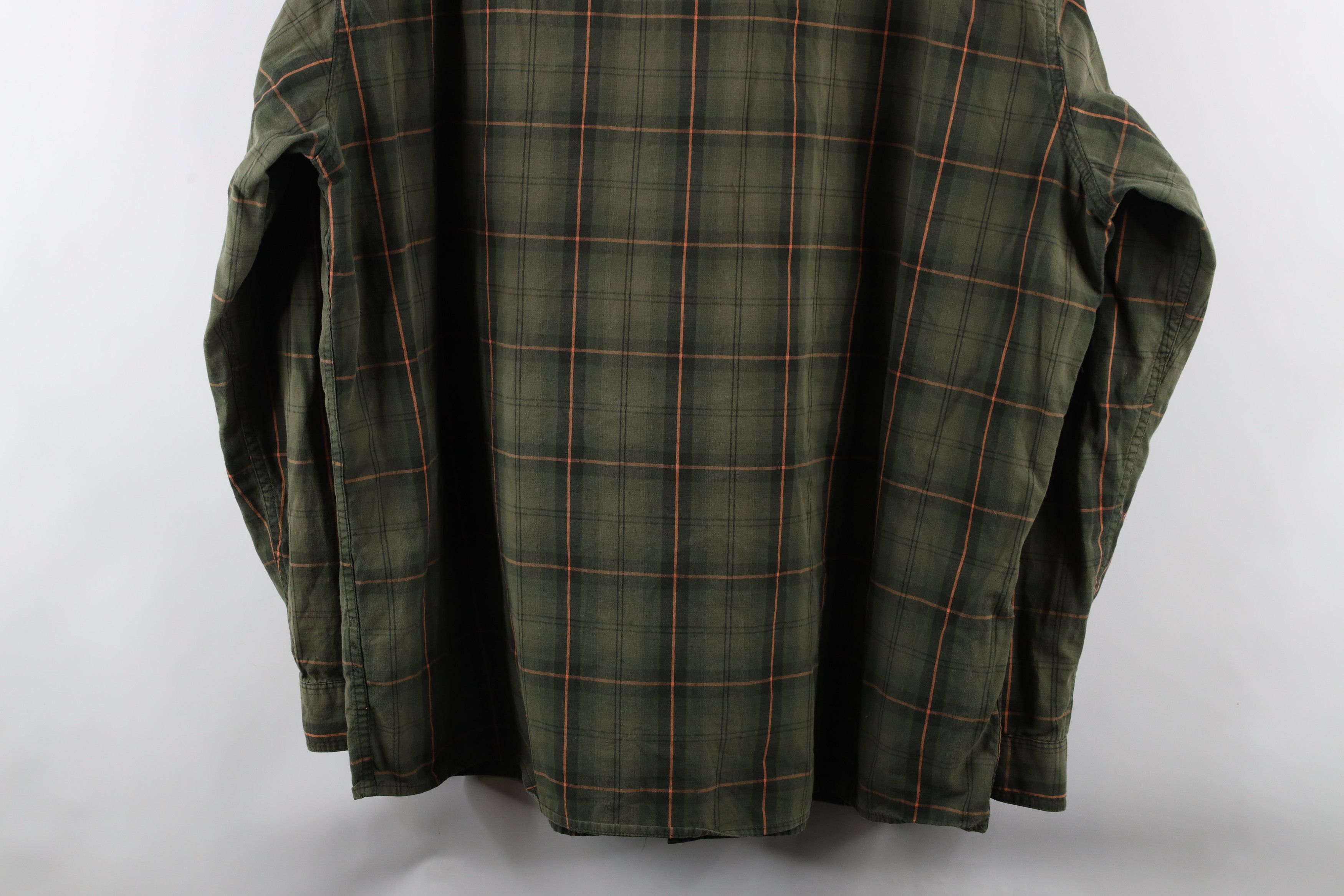Orvis × Vintage Orvis Trout Bum Double Pocket Collared Button Shirt Plaid Size US XXL / EU 58 / 5 - 11 Thumbnail