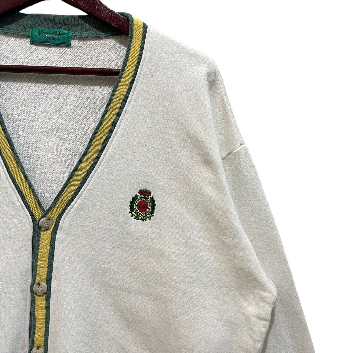 Grand Slam × Vintage Vintage 90s GrandSlam Munsingwear Cardigan Jacket Size US L / EU 52-54 / 3 - 3 Thumbnail