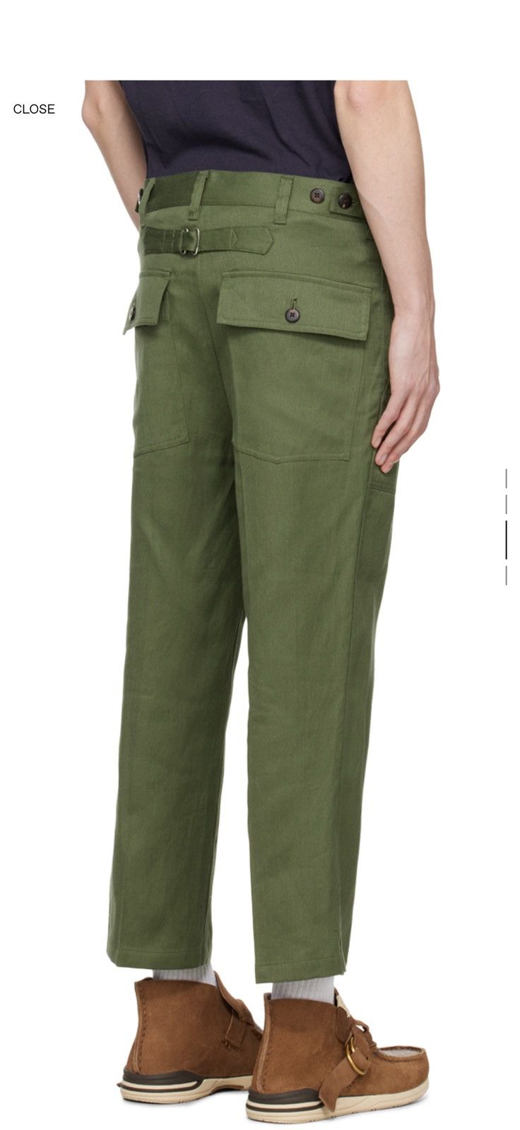 Visvim Alda HW Linen/Wool Trousers Size US 34 / EU 50 - 11 Thumbnail