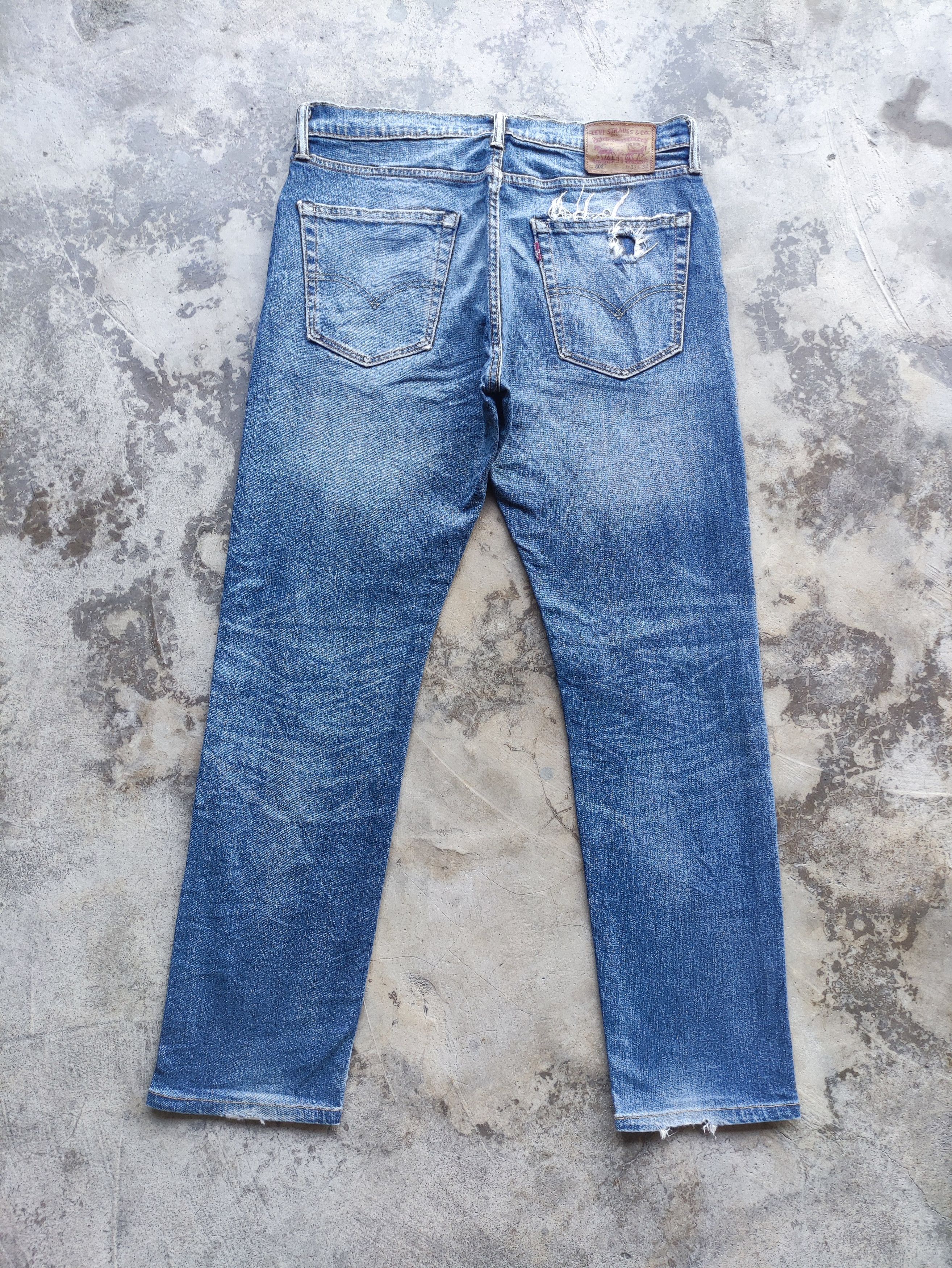 Levi's Vintage Levi's Brand Straight Denim Faded Distressed Pants Size US 34 / EU 50 - 8 Thumbnail