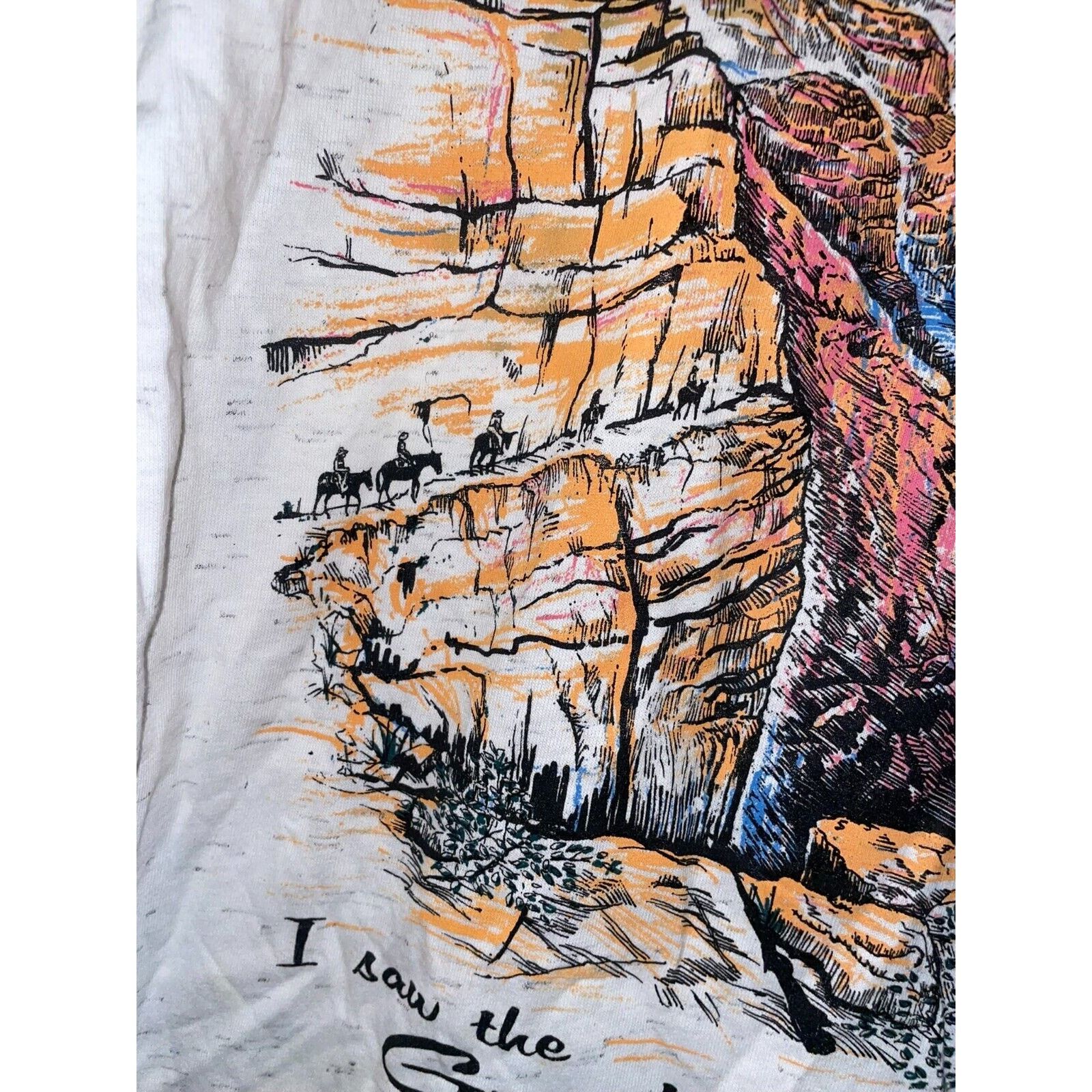 Vintage Vintage Test Print Shirt Grand Canyon Atlanta White M Tee Size US M / EU 48-50 / 2 - 4 Thumbnail