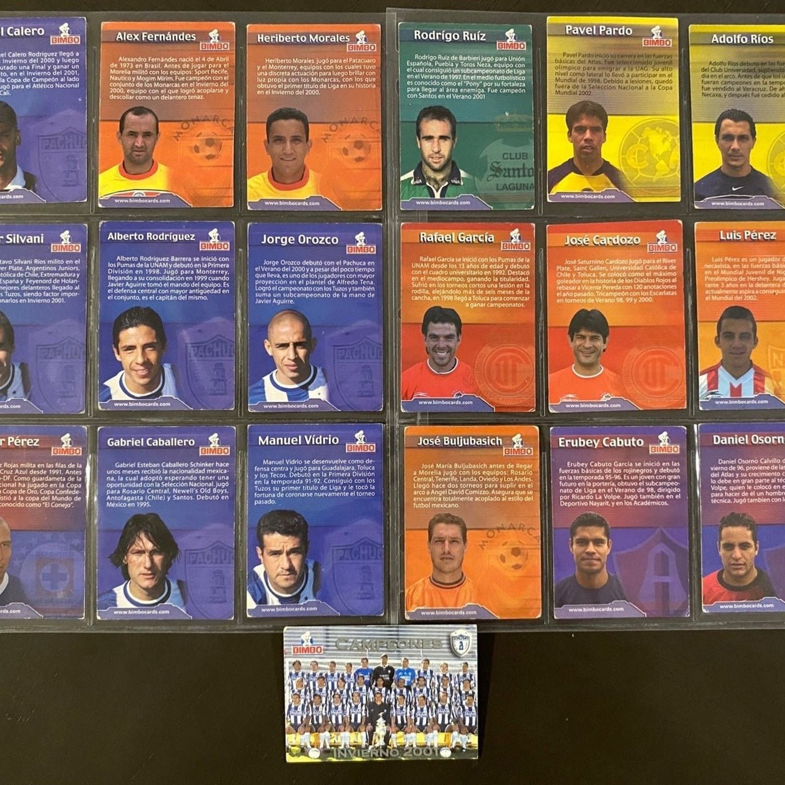 Other Bimbo Cards Cruz Azul America Necaxa Santos Pachuca Toluca Size ONE SIZE - 2 Thumbnail