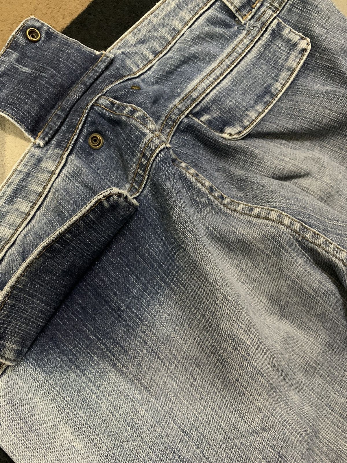 Hysteric Glamour Vintage Japanese Brand E.Blue Ripped Flare Bush Cargo Jeans Size US 28 / EU 44 - 13 Thumbnail