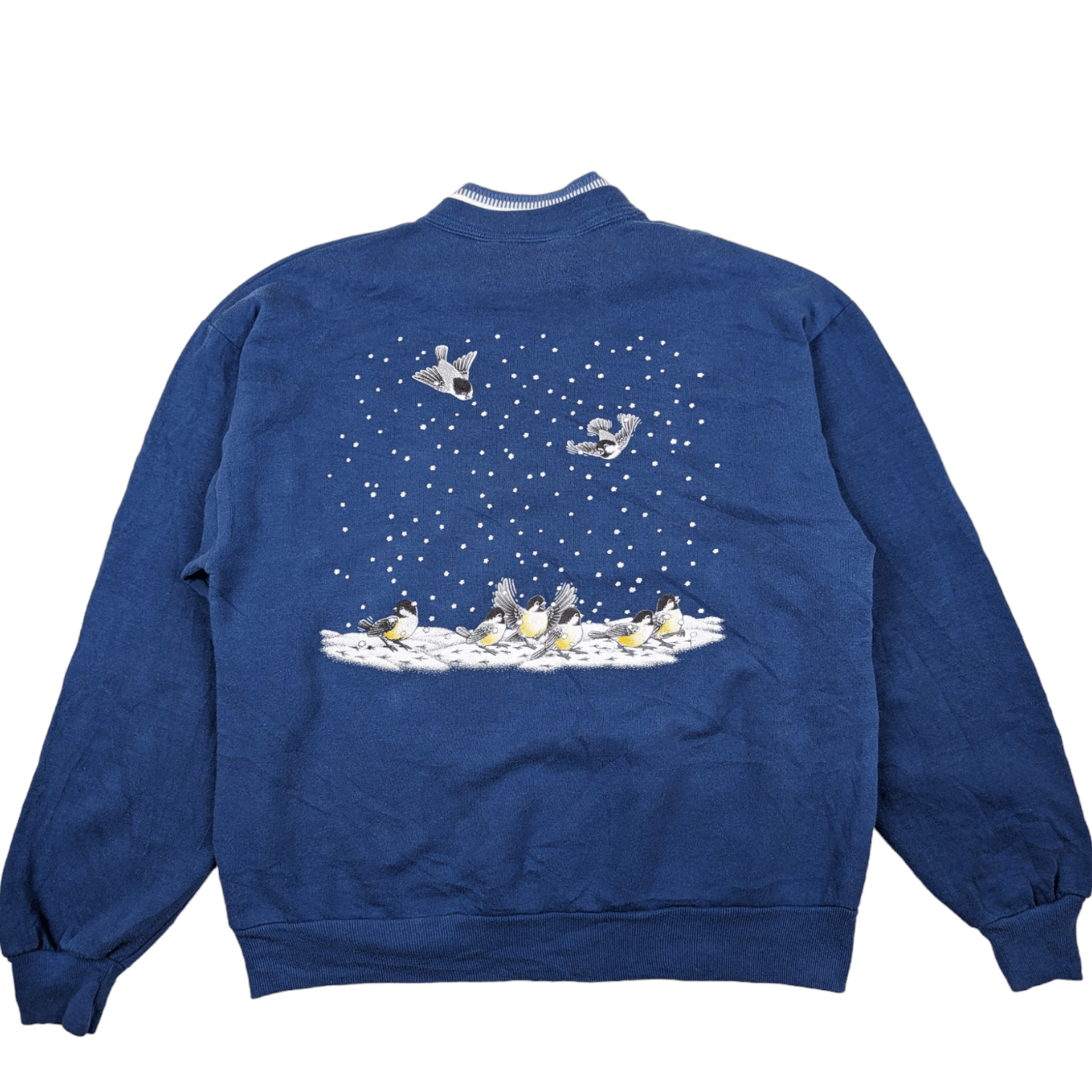 Vintage Vintage 90's MORNING SUN Winter Wonderland Jumper Sweatshirt Size US L / EU 52-54 / 3 - 9 Thumbnail