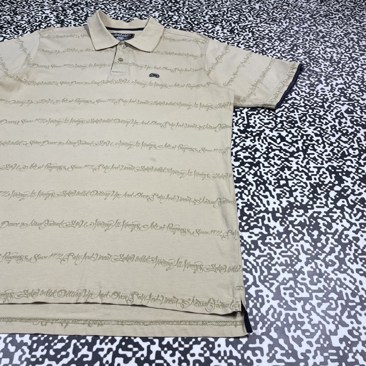 Ecko Unltd. Vintage Y2K Ecko Unlimited UNLTD Rap Polo Retro T-shirt Size US XXL / EU 58 / 5 - 11 Thumbnail