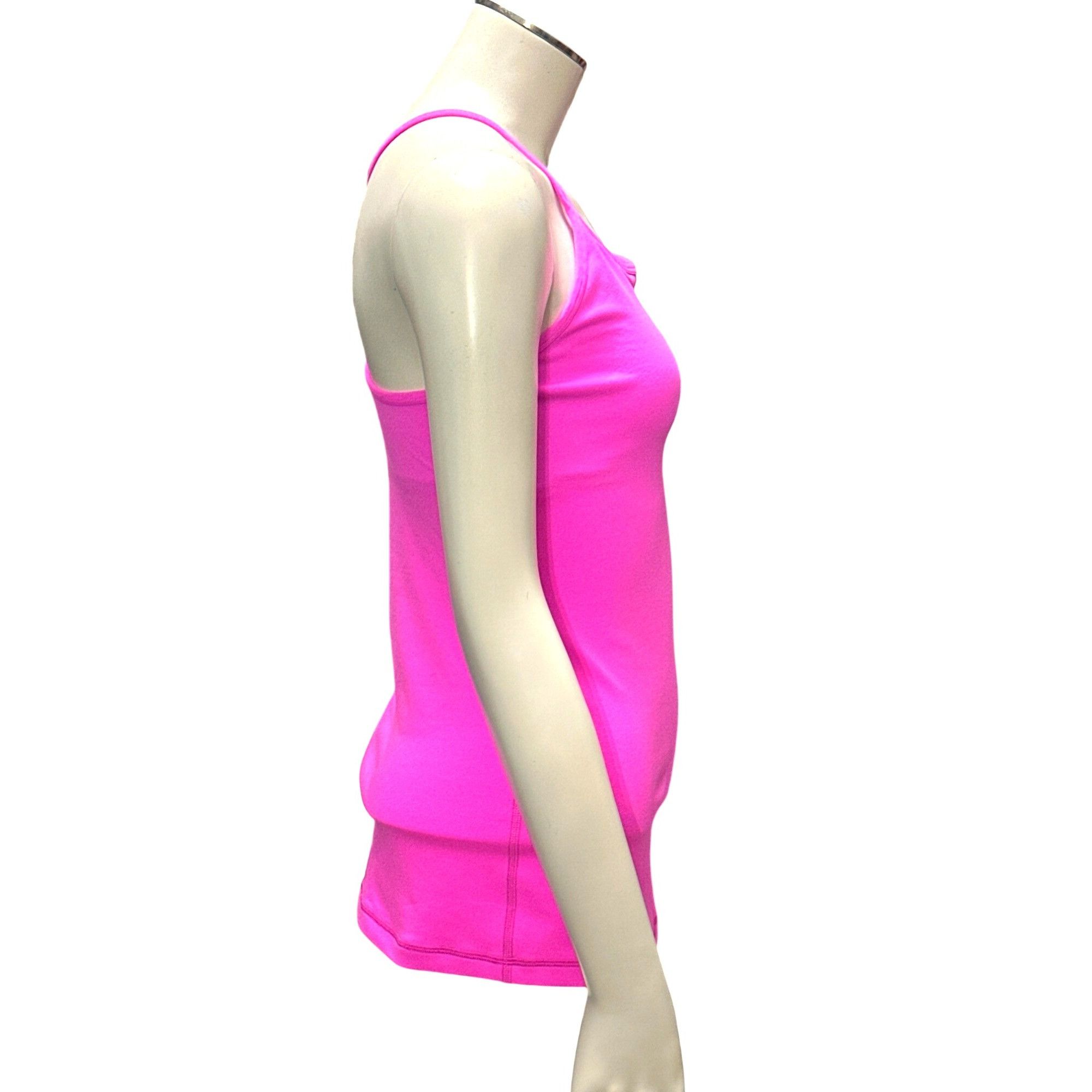 Lululemon Lululemon IVIVVA Athletica Pink Racerback Tank Top Polyester Size XS / US 0-2 / IT 36-38 - 4 Thumbnail
