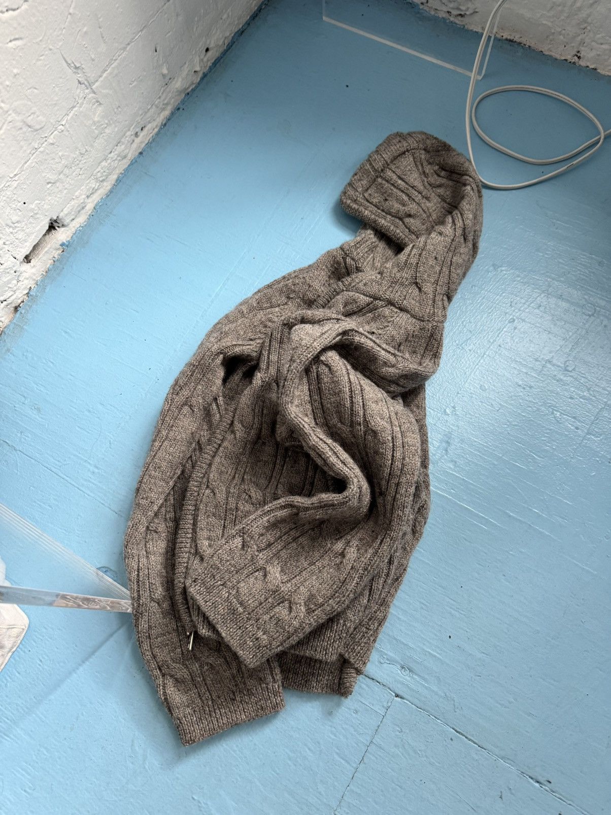 Our Legacy Our Legacy F24 Stable Melange Isels Wool Cable Knit Size US S / EU 44-46 / 1 - 5 Thumbnail