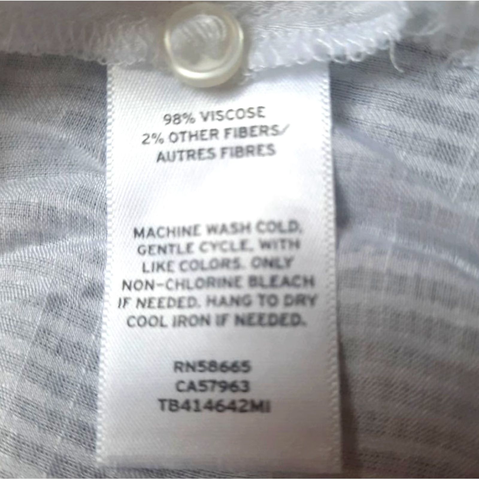 Vintage VINTAGE Striped Blouse Size S White Viscose Blend V-Neck Balloon Sleeve Womens Size S / US 4 / IT 40 - 7 Thumbnail