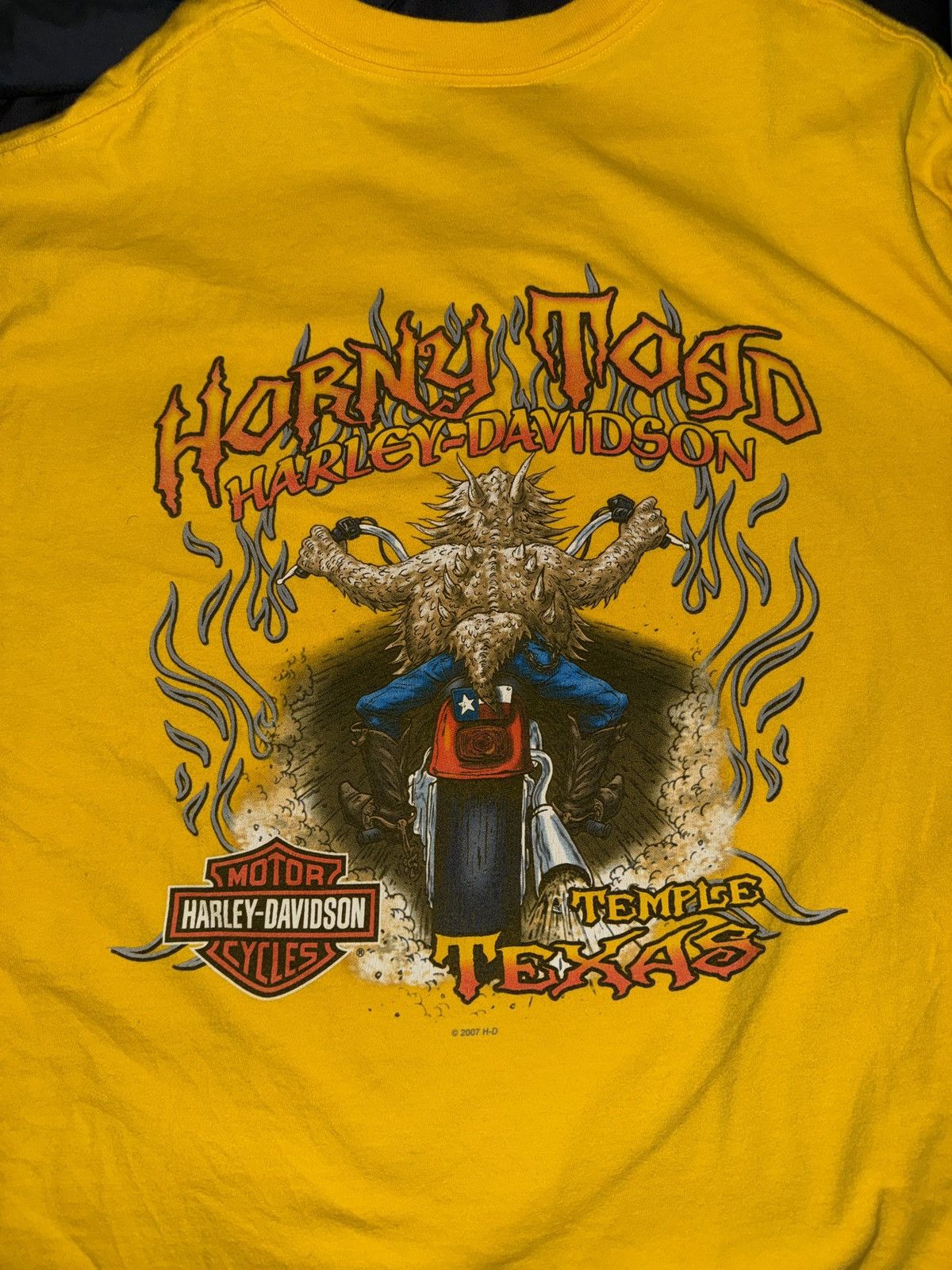 Harley Davidson Temple Texas Horny Toad Tee Size US XL / EU 56 / 4 - 2 Thumbnail