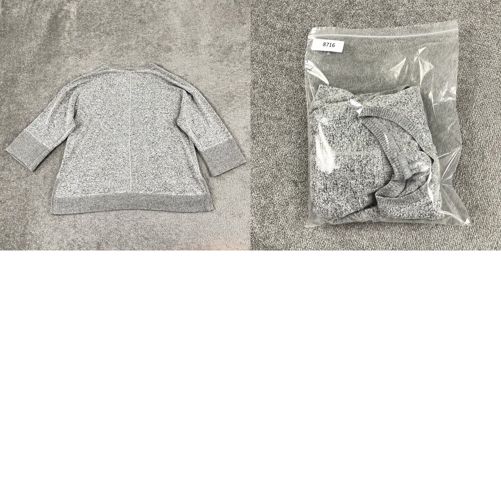 Habitat HABITAT Clothes To Live Sweater Womens Medium Gray Super Soft Fleece Pullover Size M / US 6-8 / IT 42-44 - 8 Thumbnail