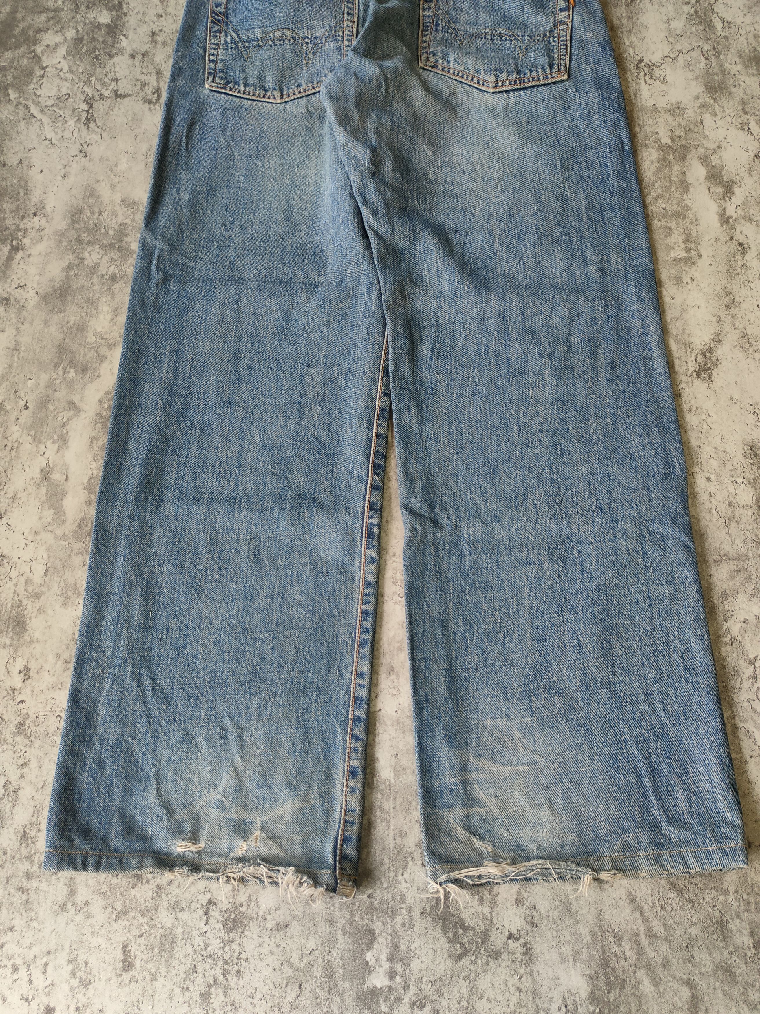 Edwin × Japanese Brand Edwin 505 Japan Selvedge Distressed Jeans Size US 31 - 5 Thumbnail