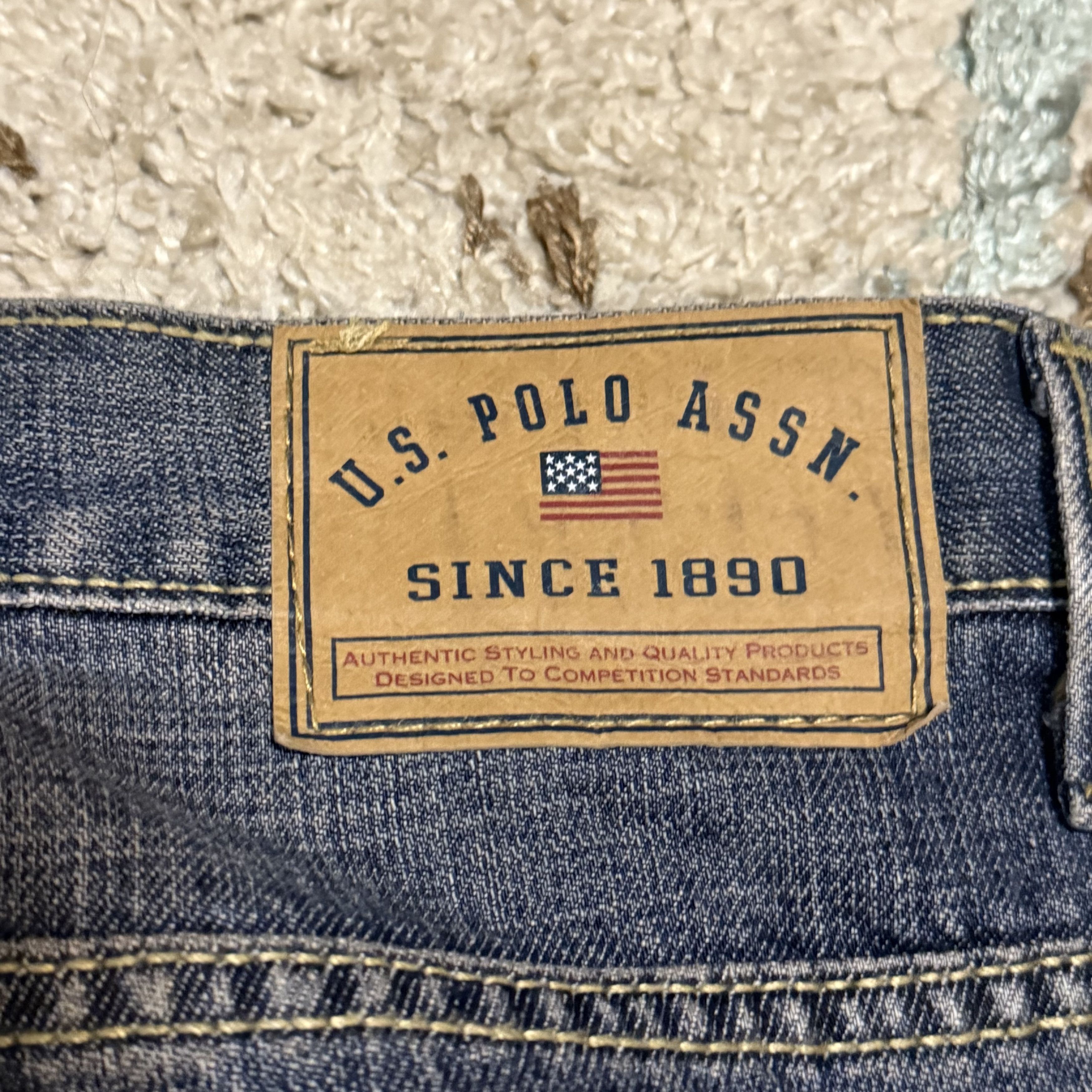 U.S. Polo Assn. Vintage USPA US Polo Assn Baggy Jeans Size 38x30 Y2K Size US 38 / EU 54 - 5 Thumbnail