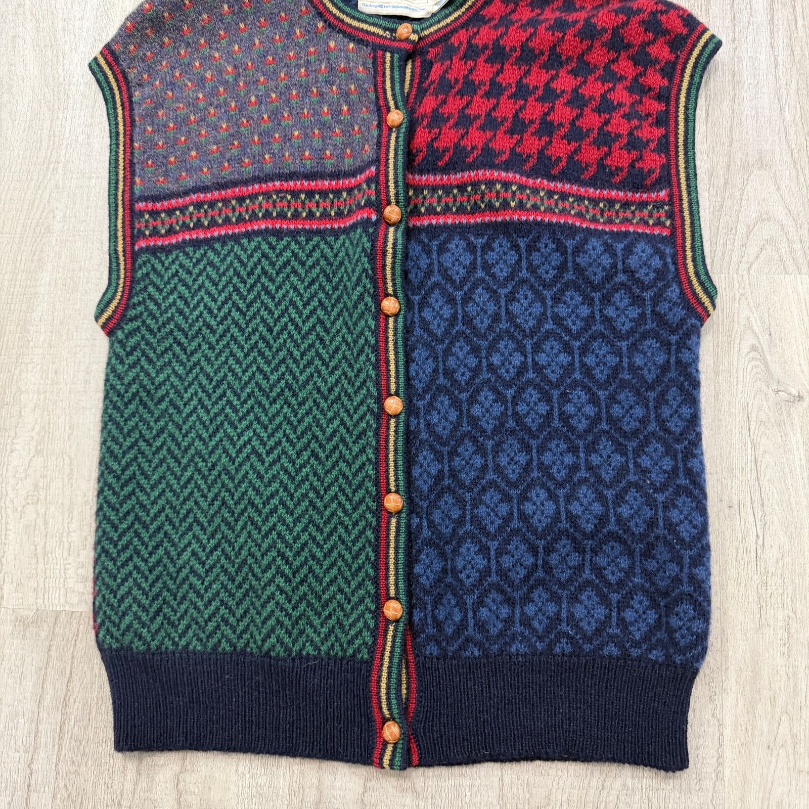 Vintage Vintage Susan Bristol Wool Sweater Vest Women's Medium Size M / US 6-8 / IT 42-44 - 2 Thumbnail