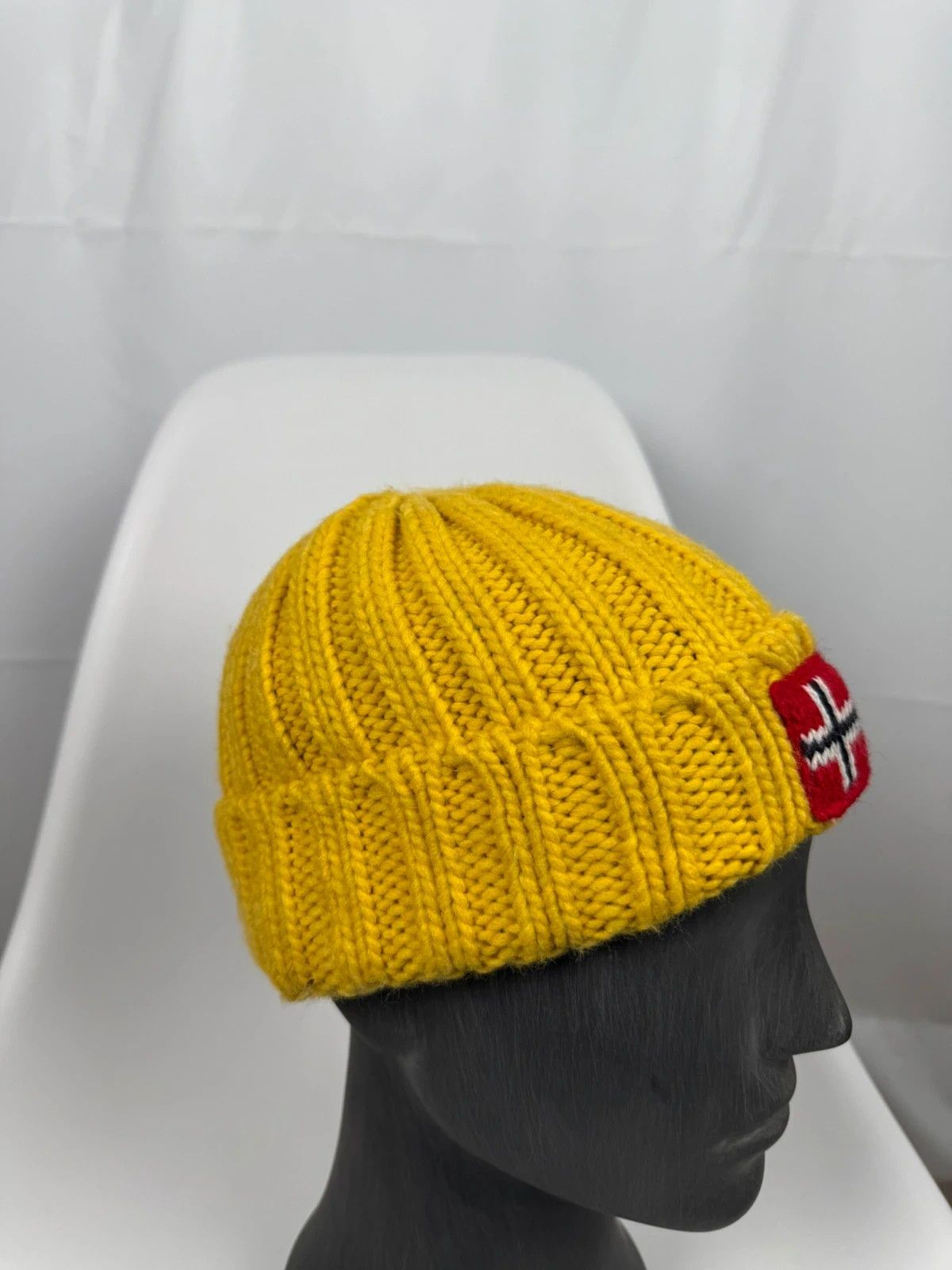 Napapijri Napapijri Knit Acrylic Wool Beanie Womens Size ONE SIZE - 3 Thumbnail