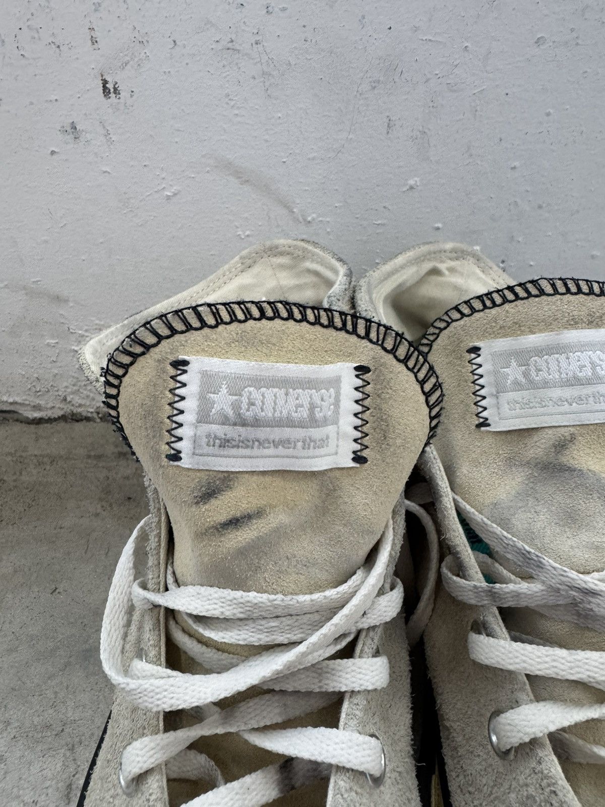 thisisneverthat Thisisneverthat Suede Aged High Top Chucks Converse Size US 7.5 / EU 40-41 - 10 Thumbnail