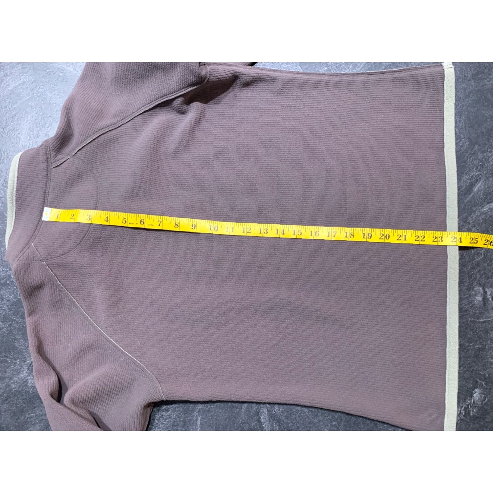 Life is Good Life is Good Women's L Brown 1/4 Zip Polyester Fleece Sweater Casual Pullover Crew Neck Long Sleeve Logo Solid Cotton Lining Classic Regular - Skin? Size L / US 10 / IT 46 - 7 Thumbnail