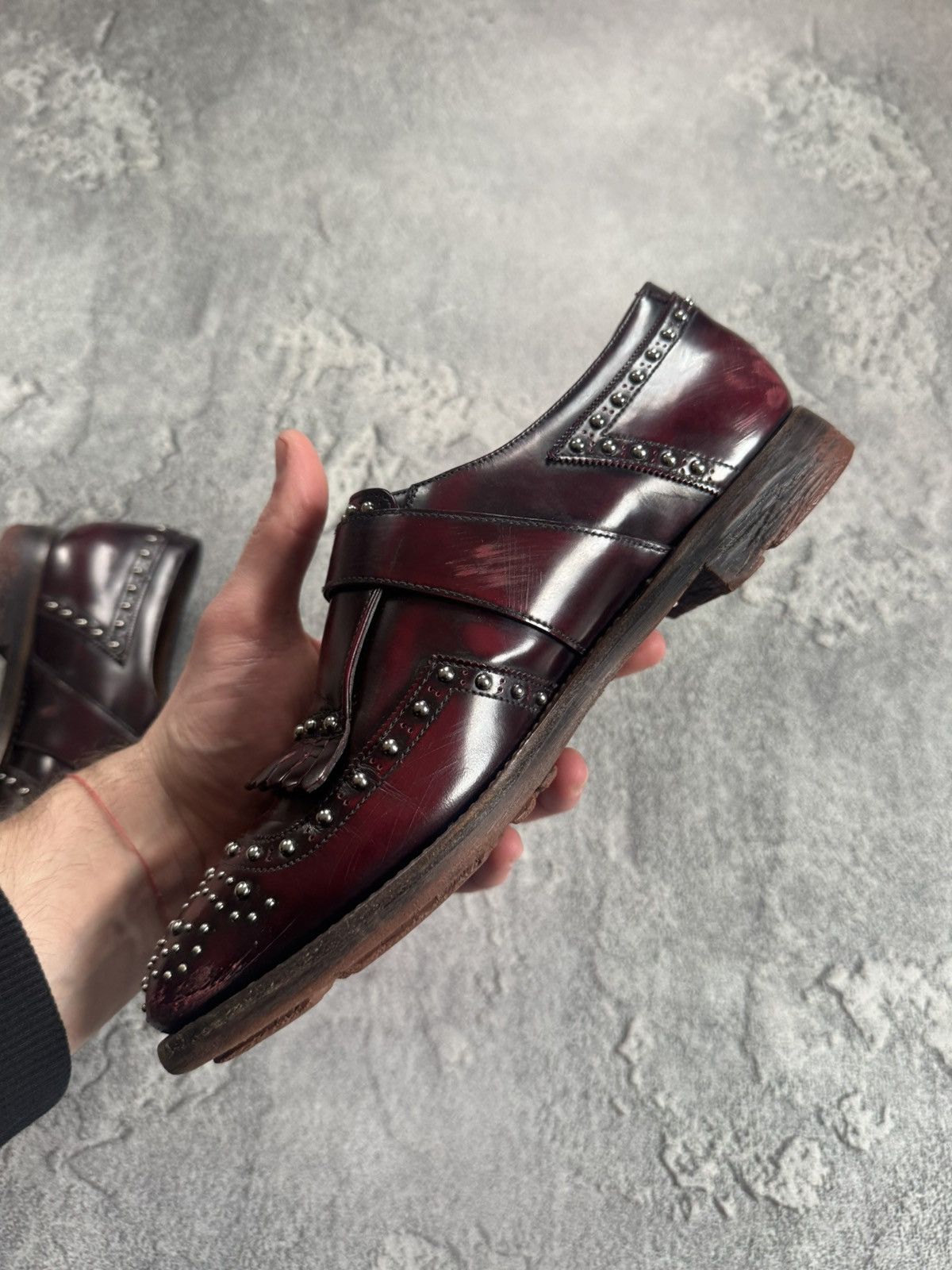 Church's Church’s Shanghai Leather Brogue Fringed Loafers monk shoes Size US 7.5 / IT 37.5 - 14 Thumbnail