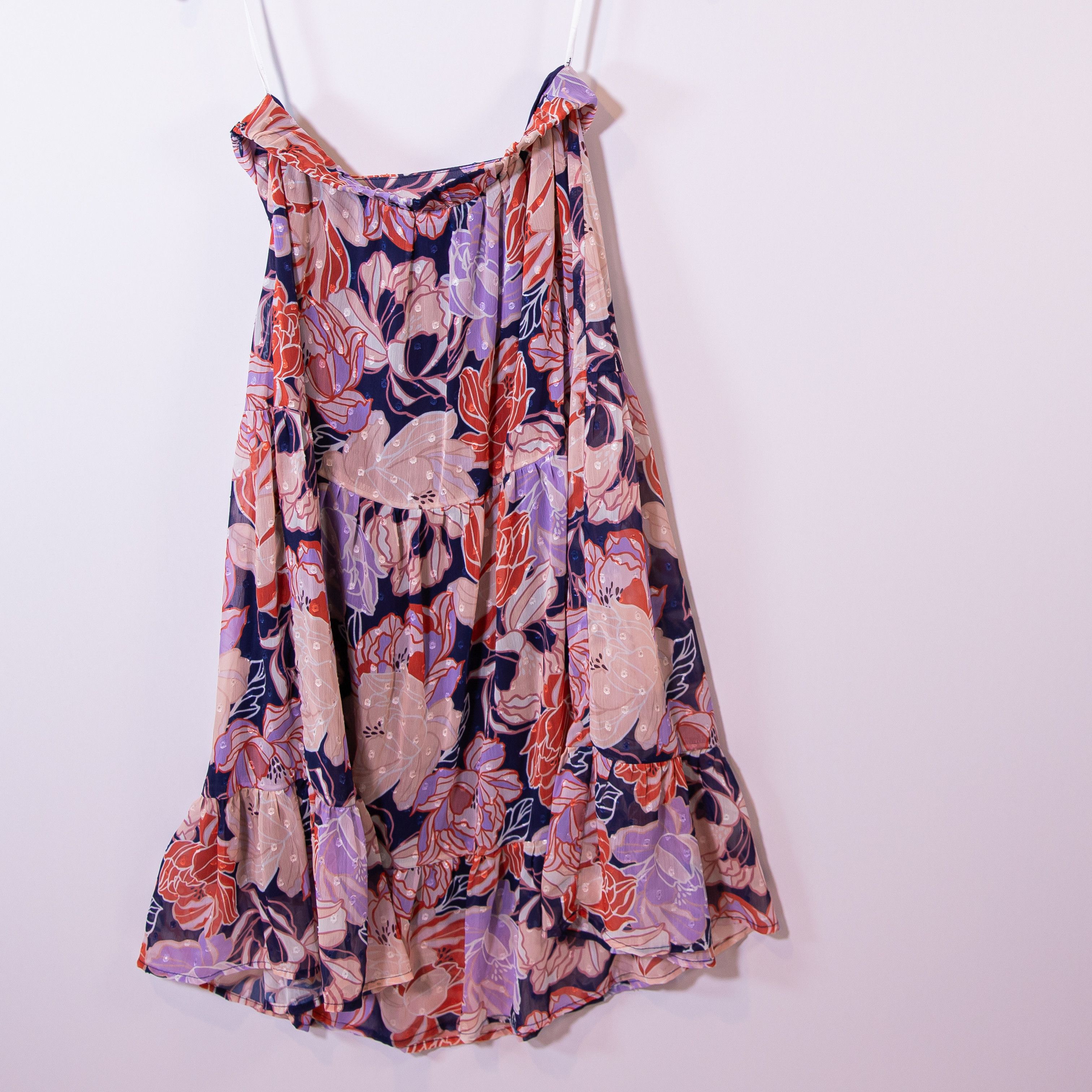 Lulus Lululs Multi Floral Flower Print Pattern Tiered Pull Size 27" / US 4 / IT 40 - 4 Thumbnail