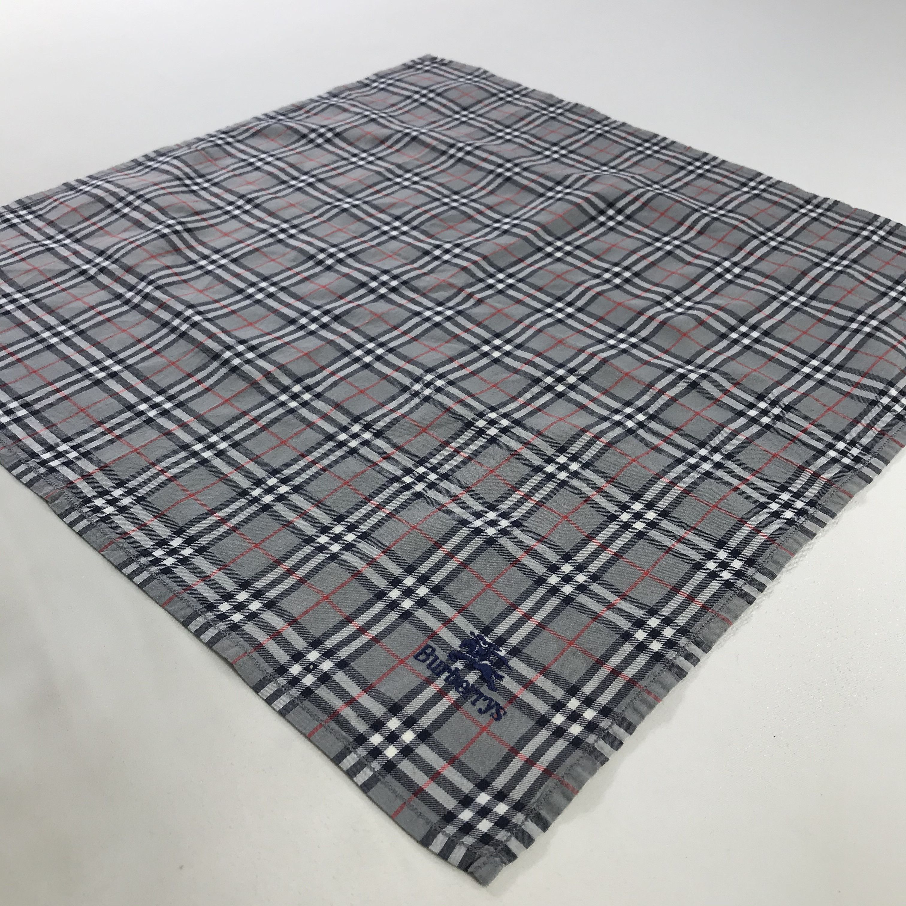 Burberry × Vintage Burberry Bandana / Handkerchief / Neckerchief - S1041 Size ONE SIZE - 2 Thumbnail