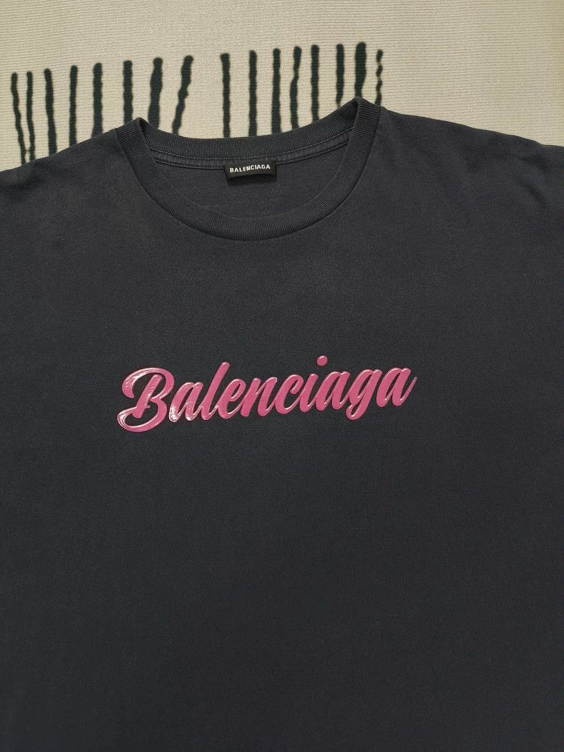 Balenciaga Balenciaga Pink letter jelly logo short sleeves 2504-Nextar Size US M / EU 48-50 / 2 - 3 Thumbnail