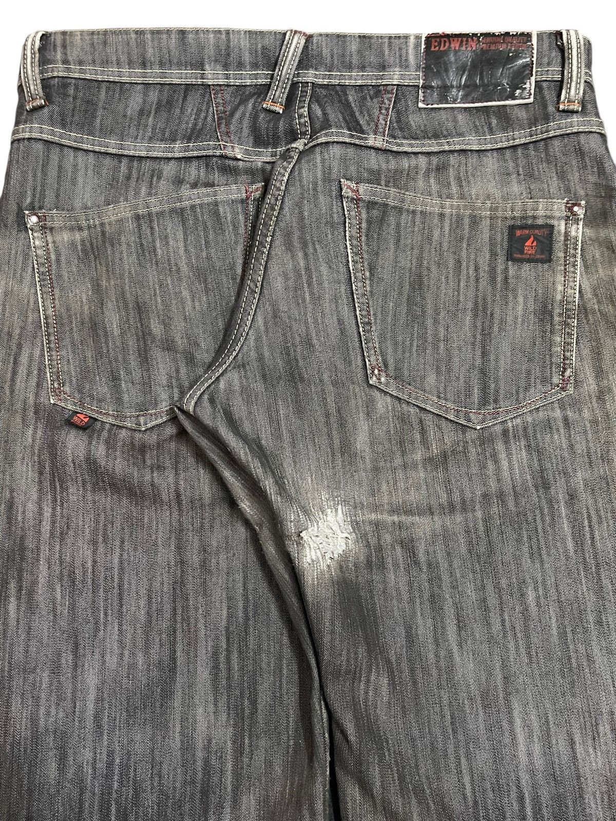 Edwin Vintage Edwin Wild Fire Warm Quality Faded Distress Jeans Size US 34 / EU 50 - 6 Thumbnail