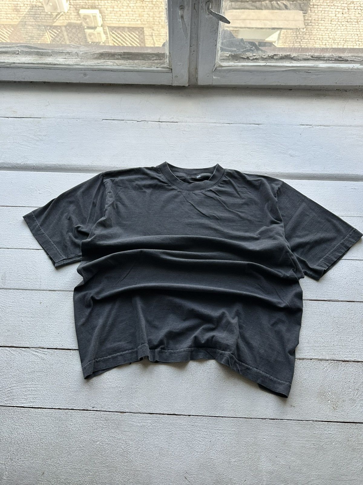 Japanese Brand × Vintage 🚨Vintage 80s Japanese Style Faded Blank Tee shirt Y2K rare Size US L / EU 52-54 / 3 - 1 Thumbnail