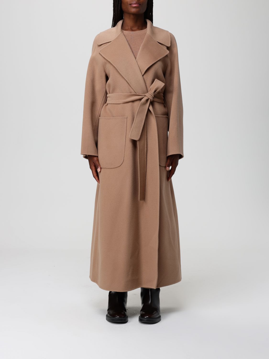 Max Mara Max Mara Trench Coat Woman Brown Size L / US 10 / IT 46 - 1 Thumbnail