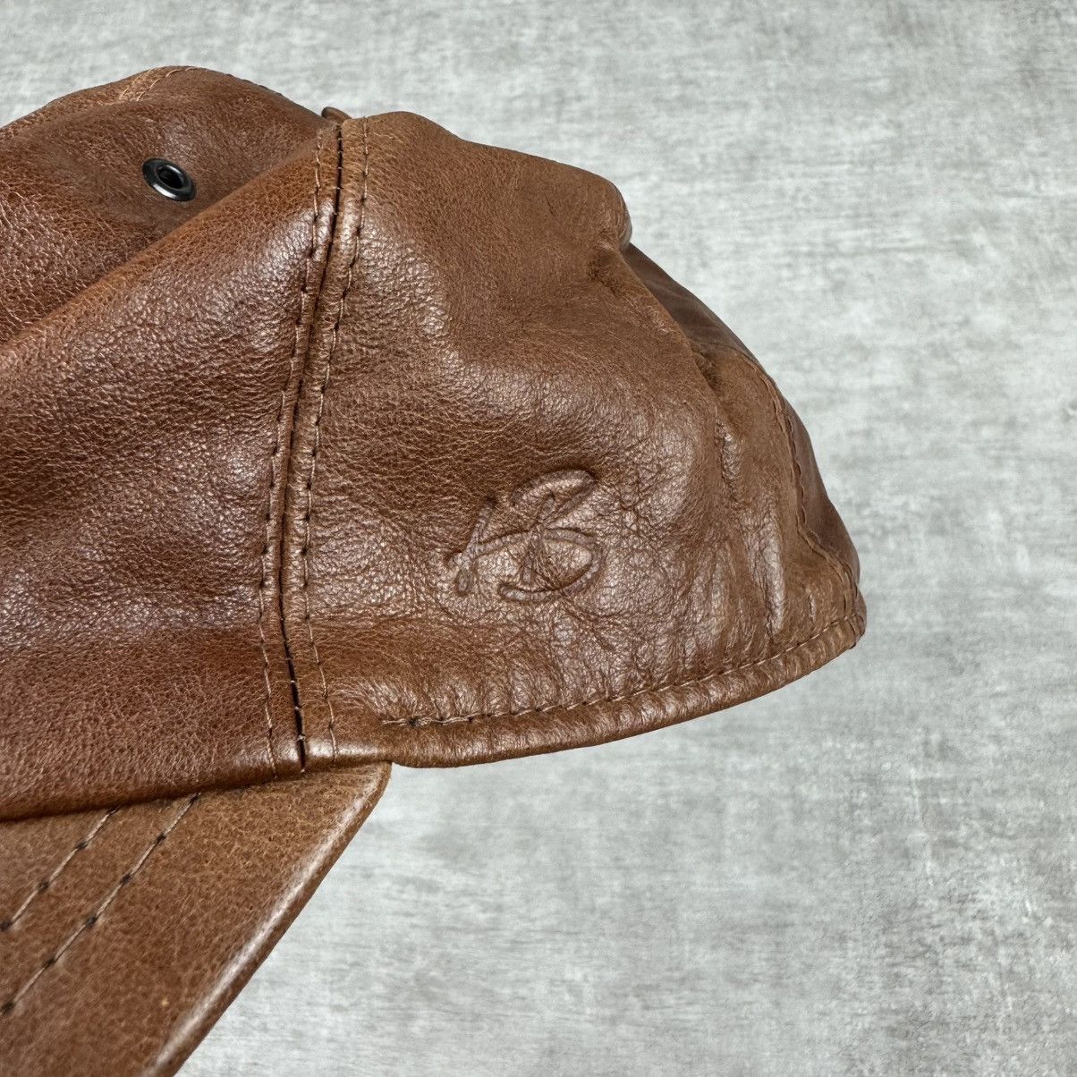 Other Heinz Bauer Brown Leather Cap Size ONE SIZE - 4 Thumbnail