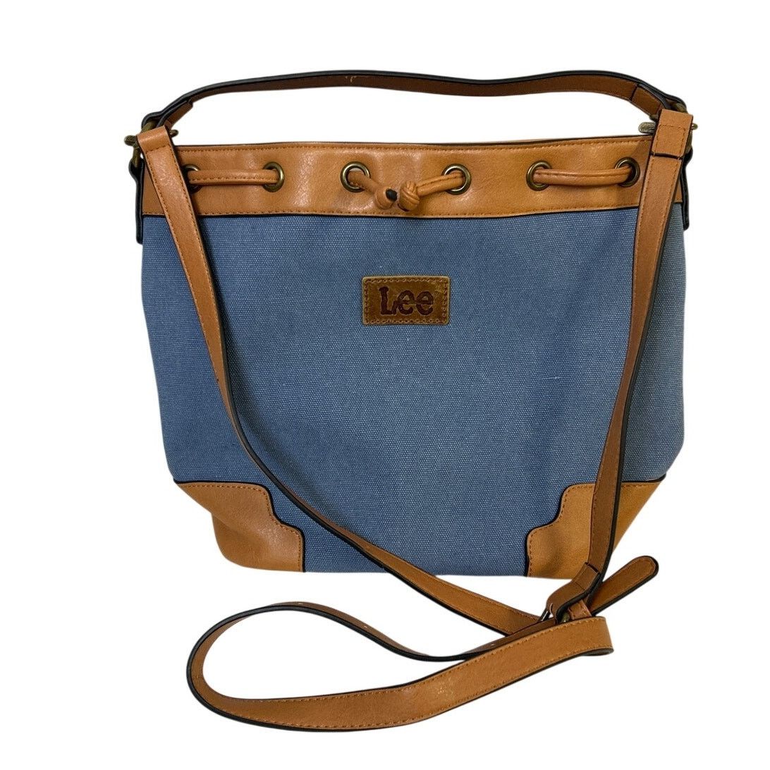 Lee Lee Womens Denim Adjustable Strap Crossbody Tote Handbag Size ONE SIZE - 1 Thumbnail