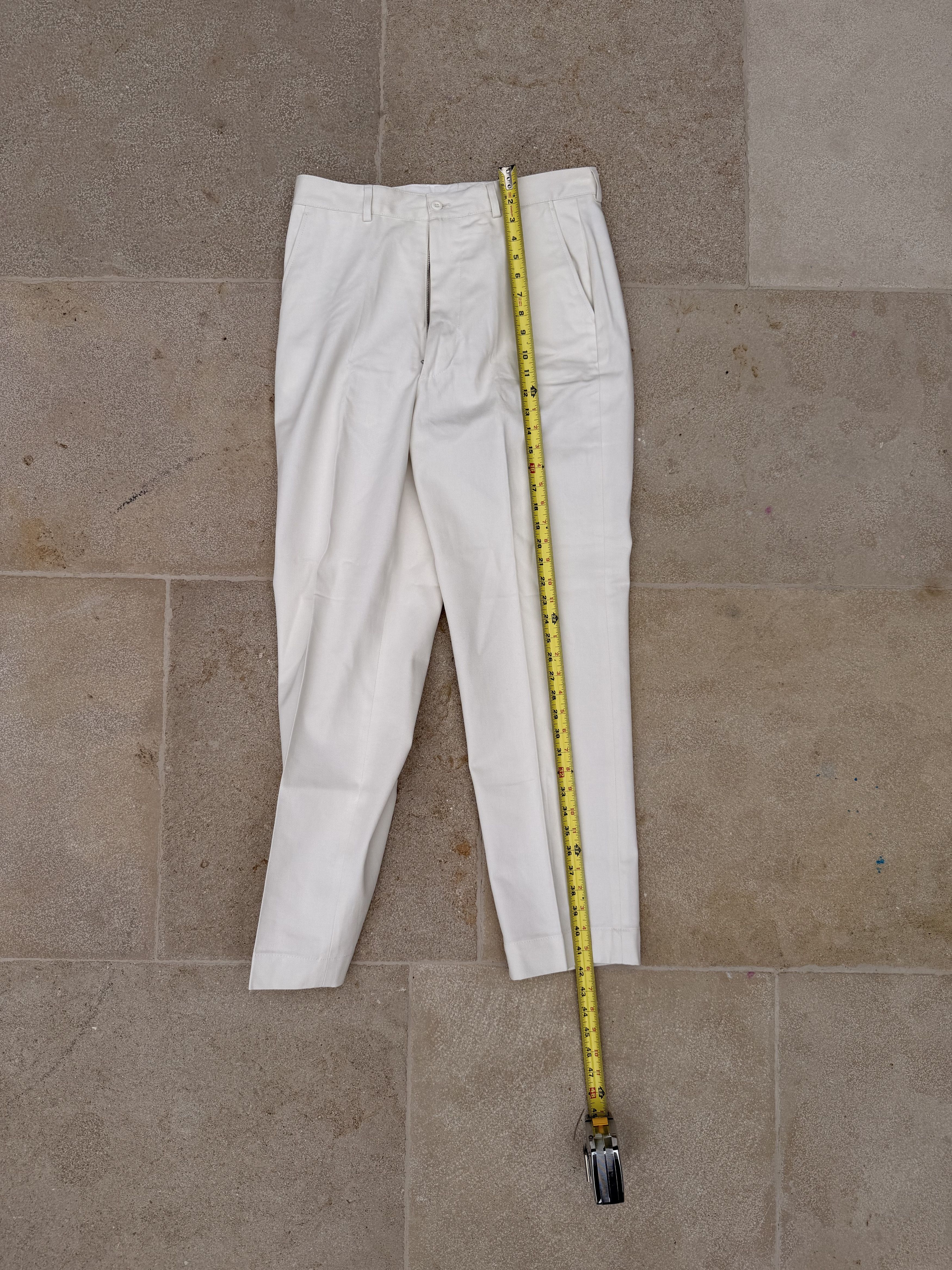 Casatlantic Casatlantic White Chino Pants - NWT Size US 32 / EU 48 - 2 Thumbnail