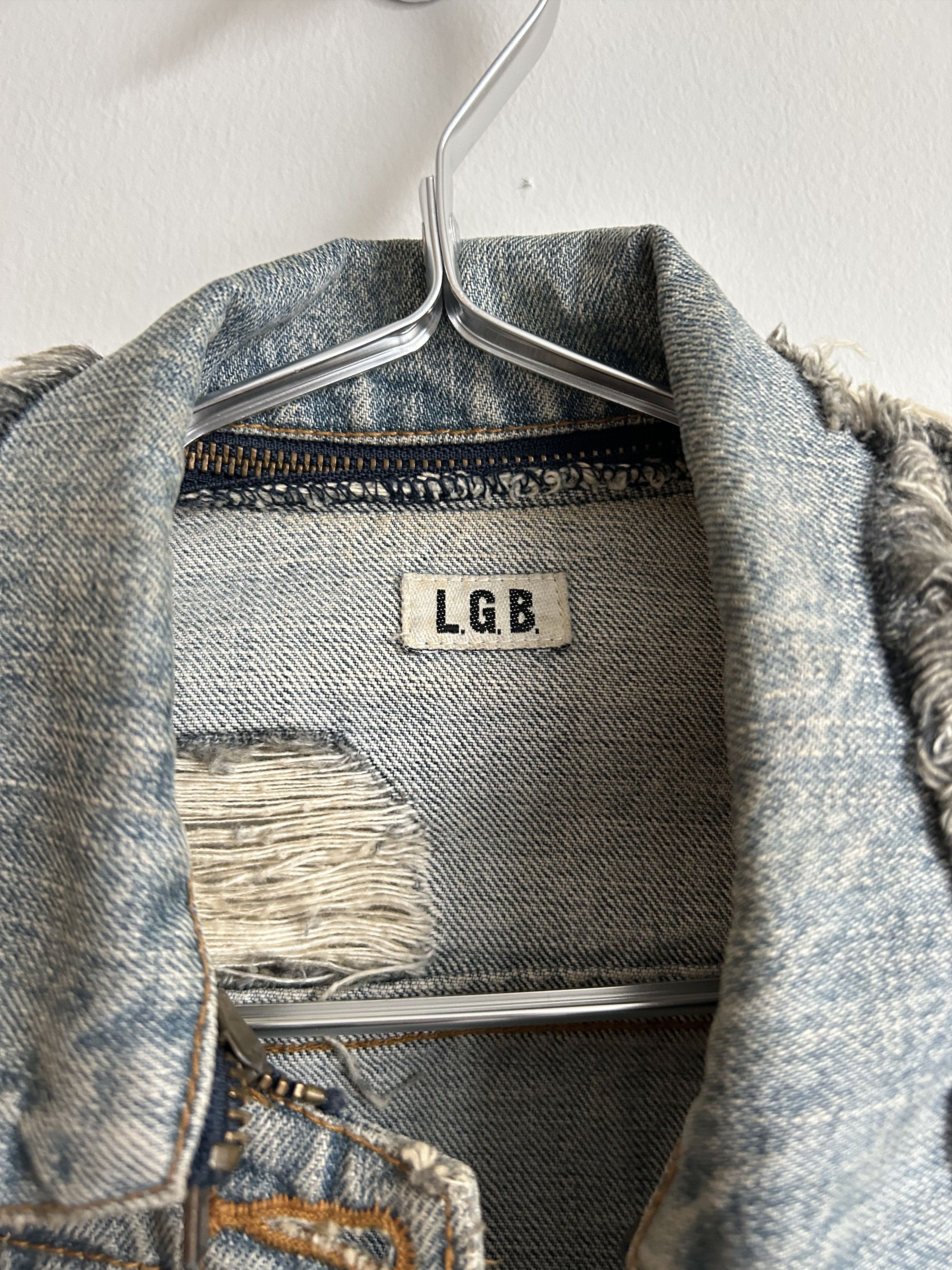 Le Grande Bleu (L.G.B.) L.G.B. Crash Denim Jacket Size US XS / EU 42 / 0 - 8 Thumbnail