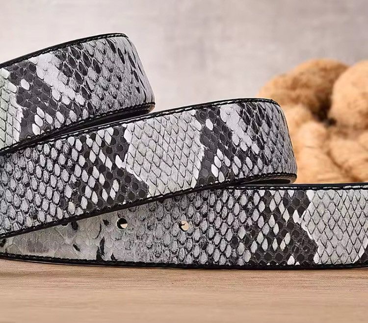 Japanese Brand × Leather Snake Pattern PU Leather Belt Size ONE SIZE - 3 Thumbnail